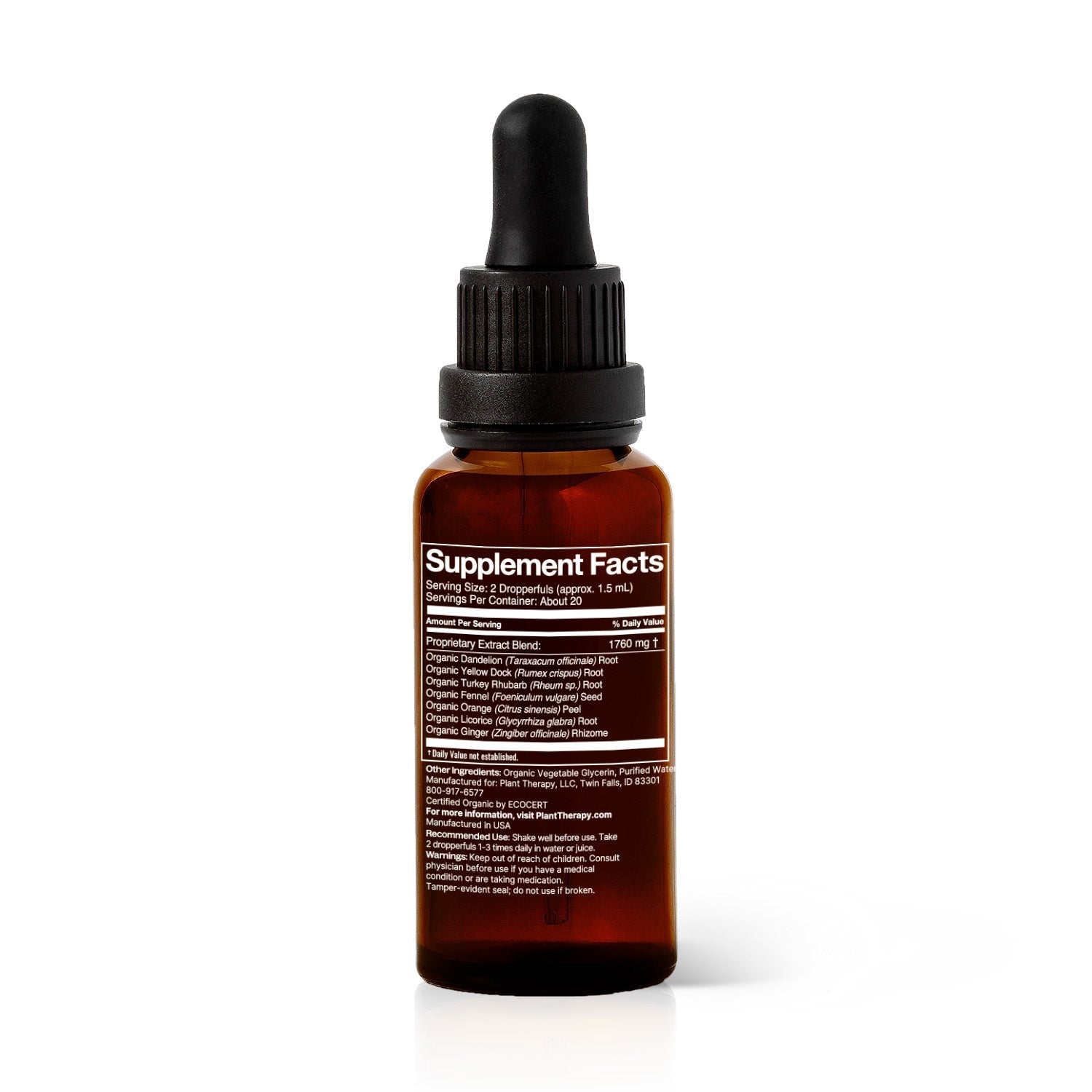 PoopEase Organic Herbal Supplement Plant Therapy