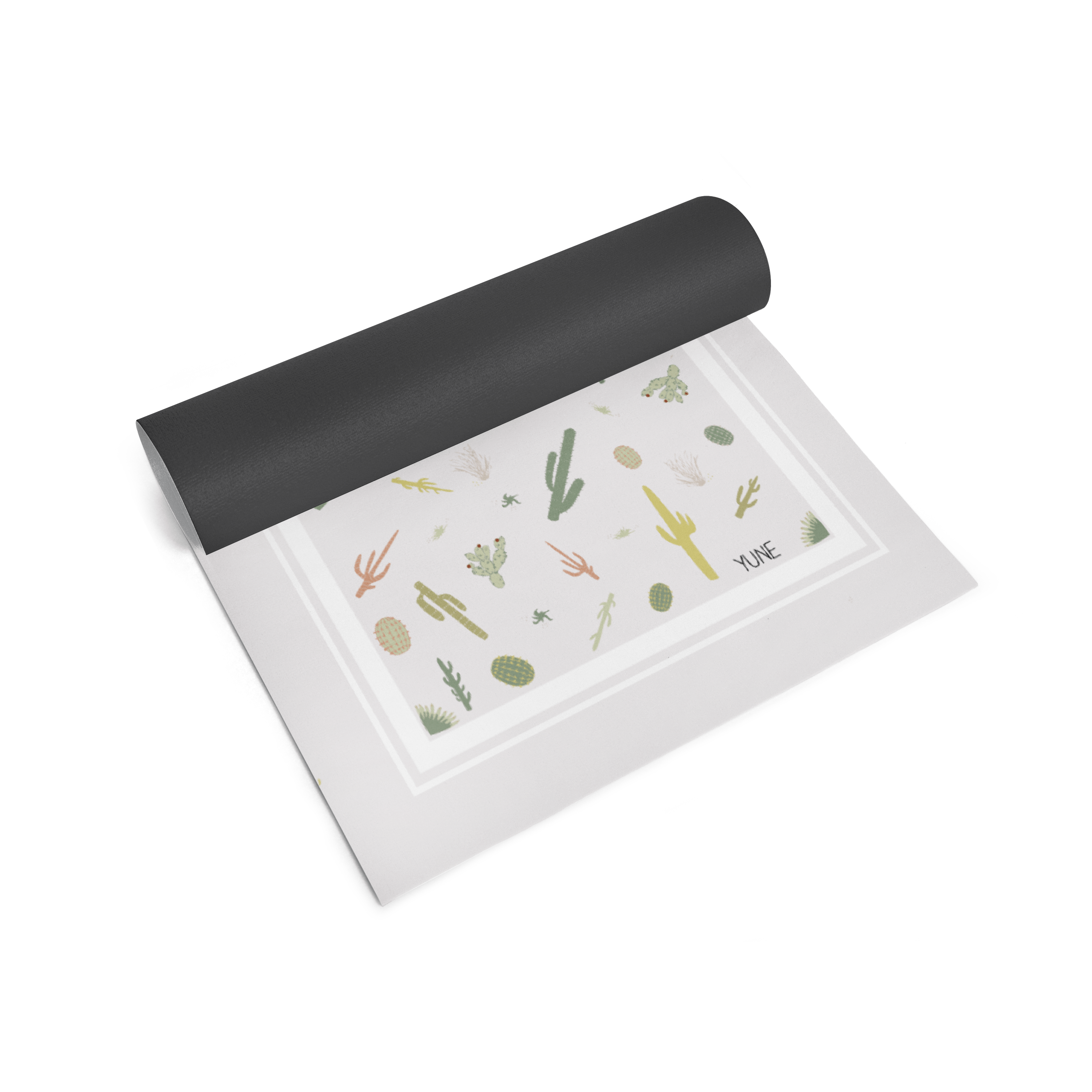 Yoga Mat | 6mm Thick | White | Non-Slip | Eco Friendly | Yune Yoga | Juno