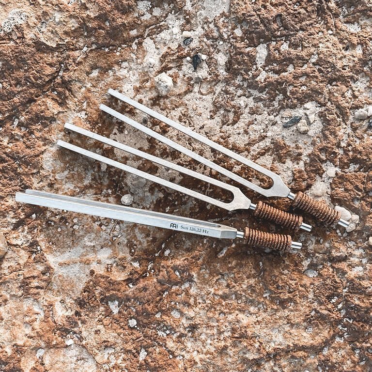 Pro 16 Vibrational Therapy Steel Tuning Fork Set - Weighted Sound Healing LAB