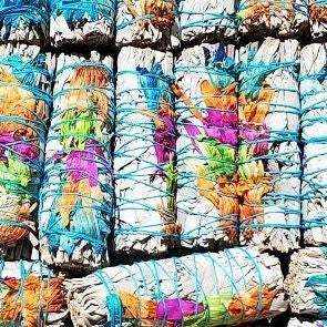 Rainbow Daisies White Sage Smudge Stick (4 in.) Sacred Crystals