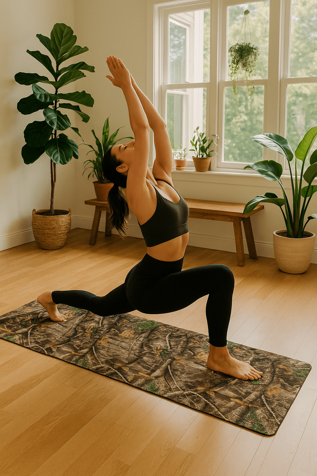 Realtree x Yune Yoga Edge Pattern Mat – Eco - Friendly, Non - Slip, 6mm PER Yoga Mat Yune Yoga