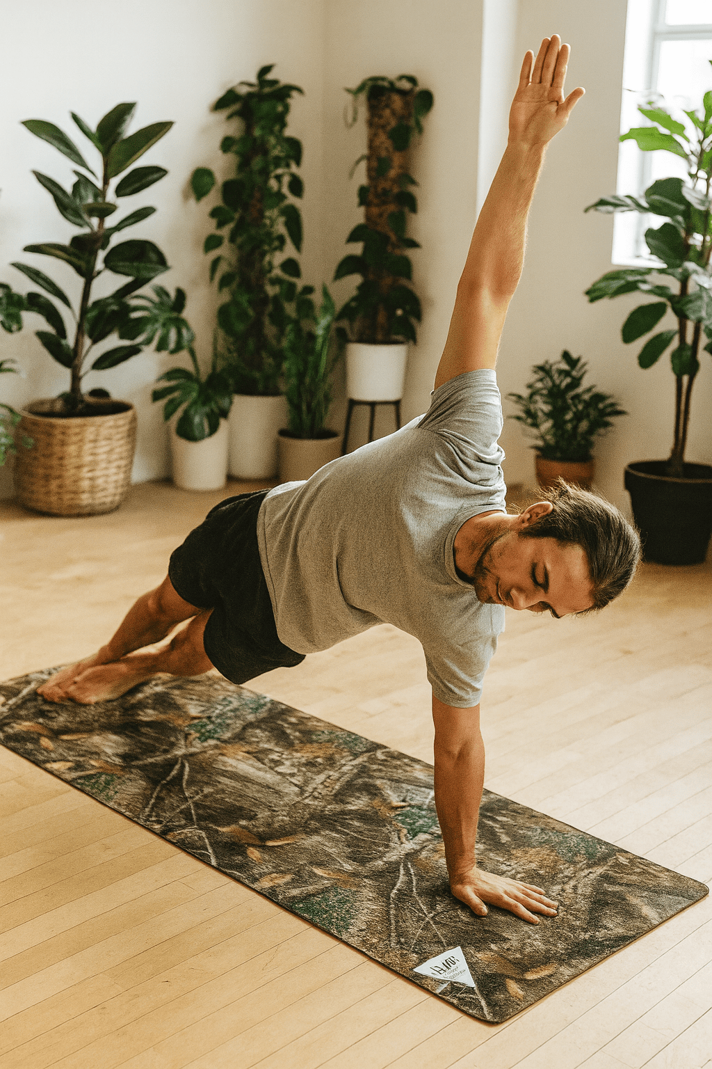 Realtree x Yune Yoga Edge Pattern Mat – Eco - Friendly, Non - Slip, 6mm PER Yoga Mat Yune Yoga