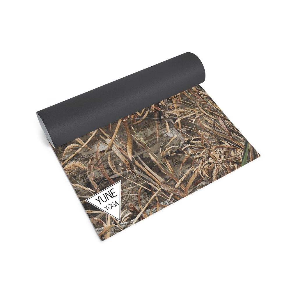 Realtree x Yune Yoga Timber Camo Yoga Mat – Eco - Friendly, Non - Slip 6mm PER Mat for All Levels Yune Yoga