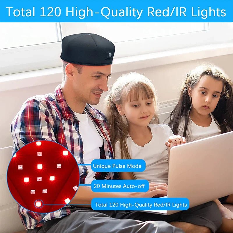 Red Light Therapy Hair Growth Cap iReliev