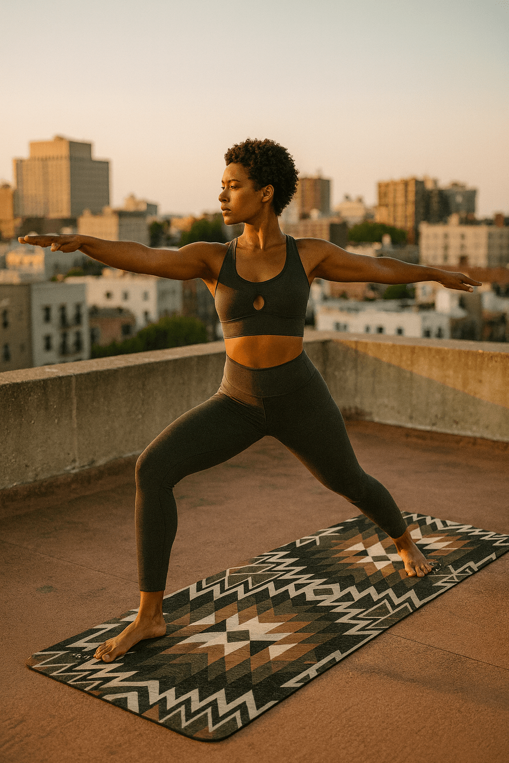 Red Rocks Sands Yoga Mat – 6 mm Extra Thick, Double - Sided Non - Slip, Eco - Friendly PER with UV - Printed Desert Design | Yune Yoga Yune Yoga