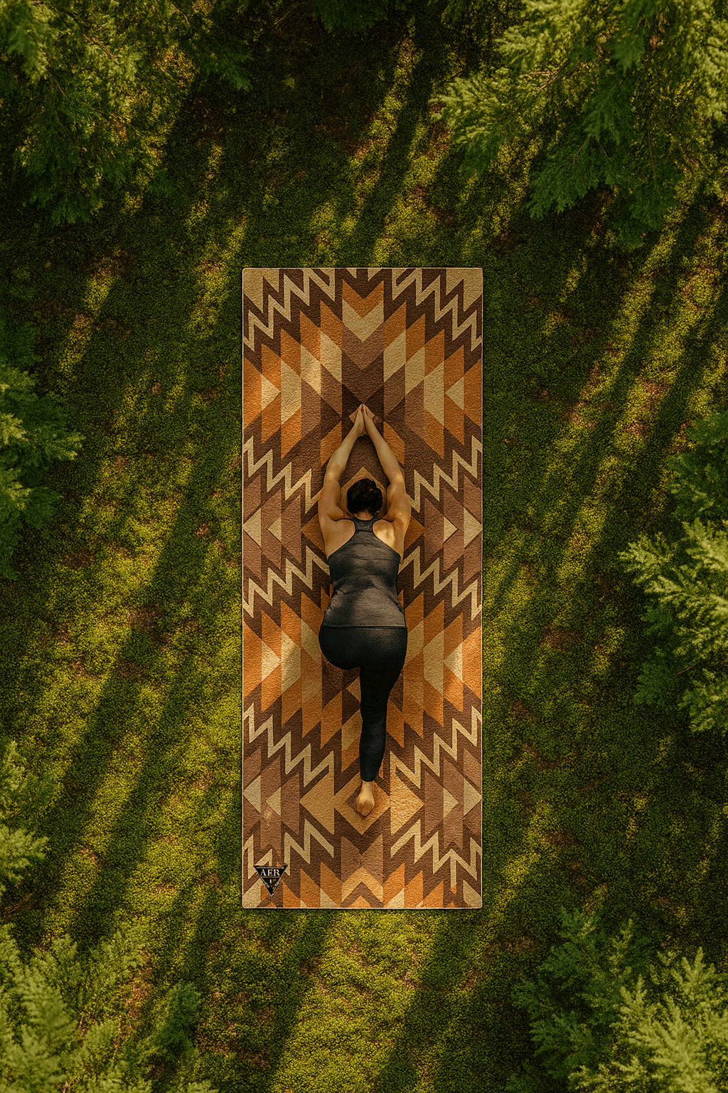 Red Rocks Sunrise Yoga Mat – 6 mm Extra Thick, Double - Sided Non - Slip, Eco - Friendly PER with Desert Sunrise Design | Yune Yoga Yune Yoga
