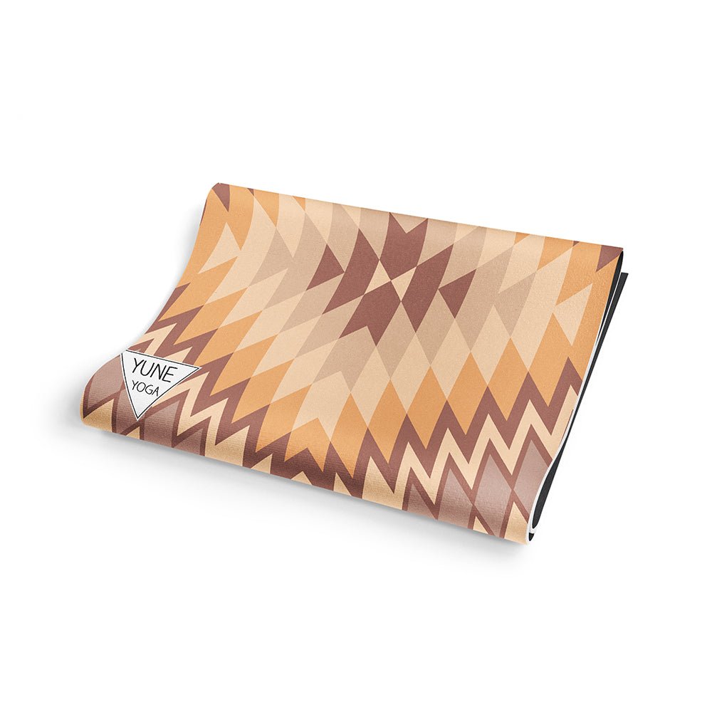 Red Rocks Sunrise Yoga Mat – 6 mm Extra Thick, Double - Sided Non - Slip, Eco - Friendly PER with Desert Sunrise Design | Yune Yoga Yune Yoga