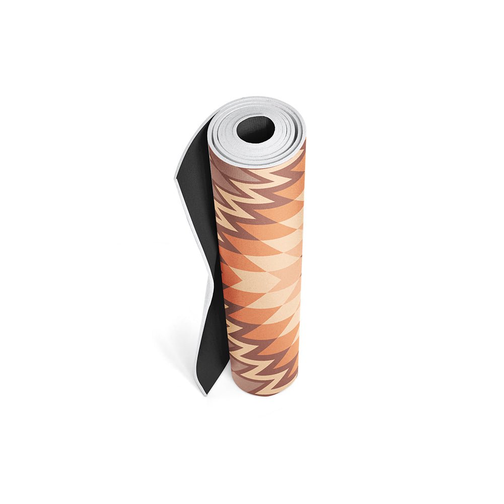 Red Rocks Sunrise Yoga Mat – 6 mm Extra Thick, Double - Sided Non - Slip, Eco - Friendly PER with Desert Sunrise Design | Yune Yoga Yune Yoga