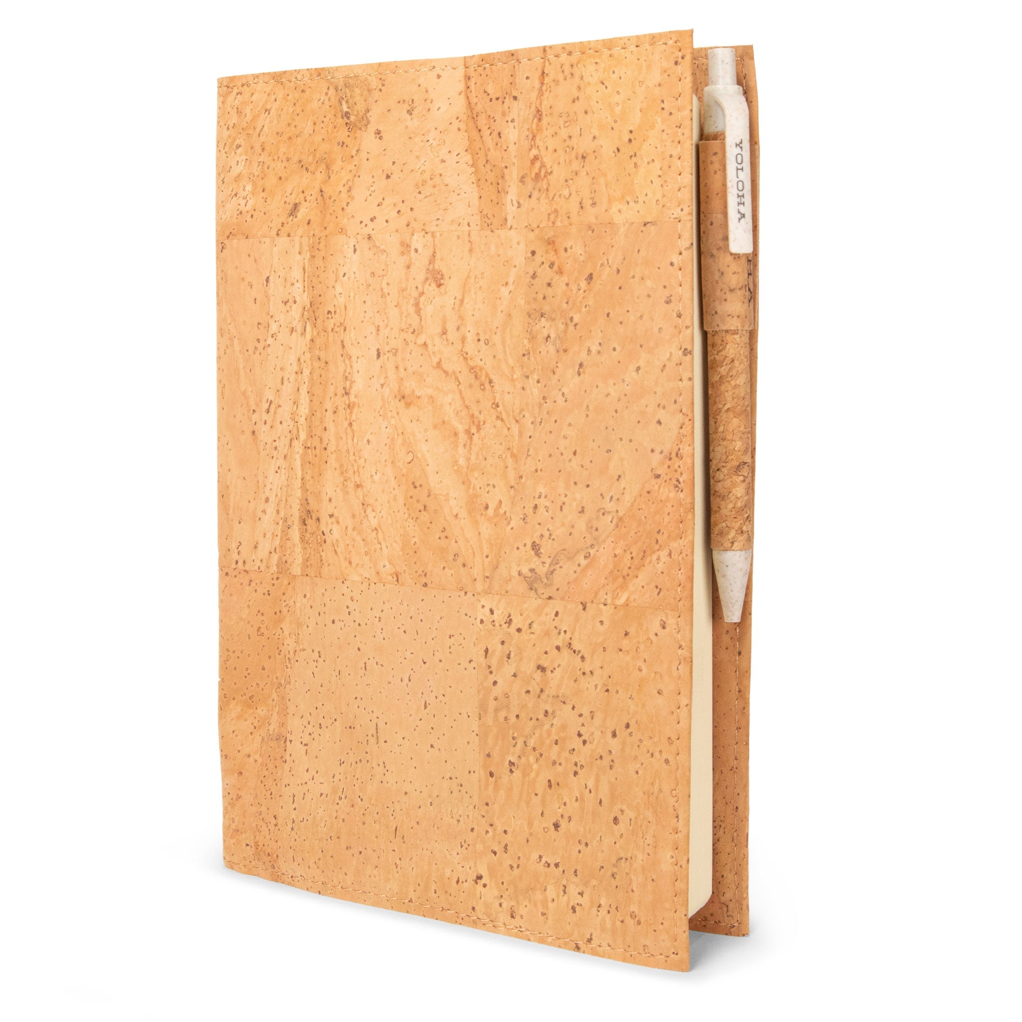 Refillable Cork Journal Book Yoloha Yoga