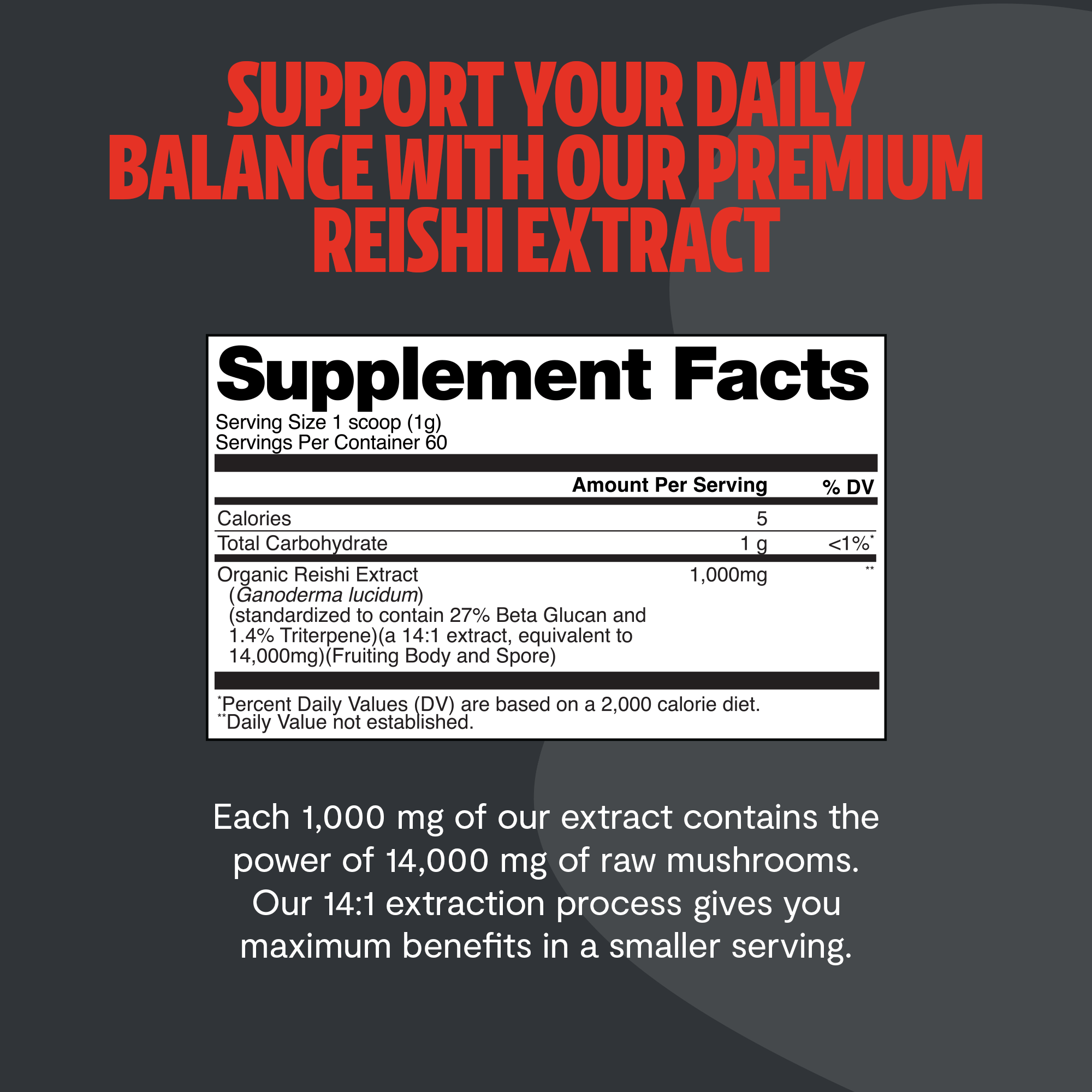 Reishi Mushroom Extract Powder FreshCap Mushrooms