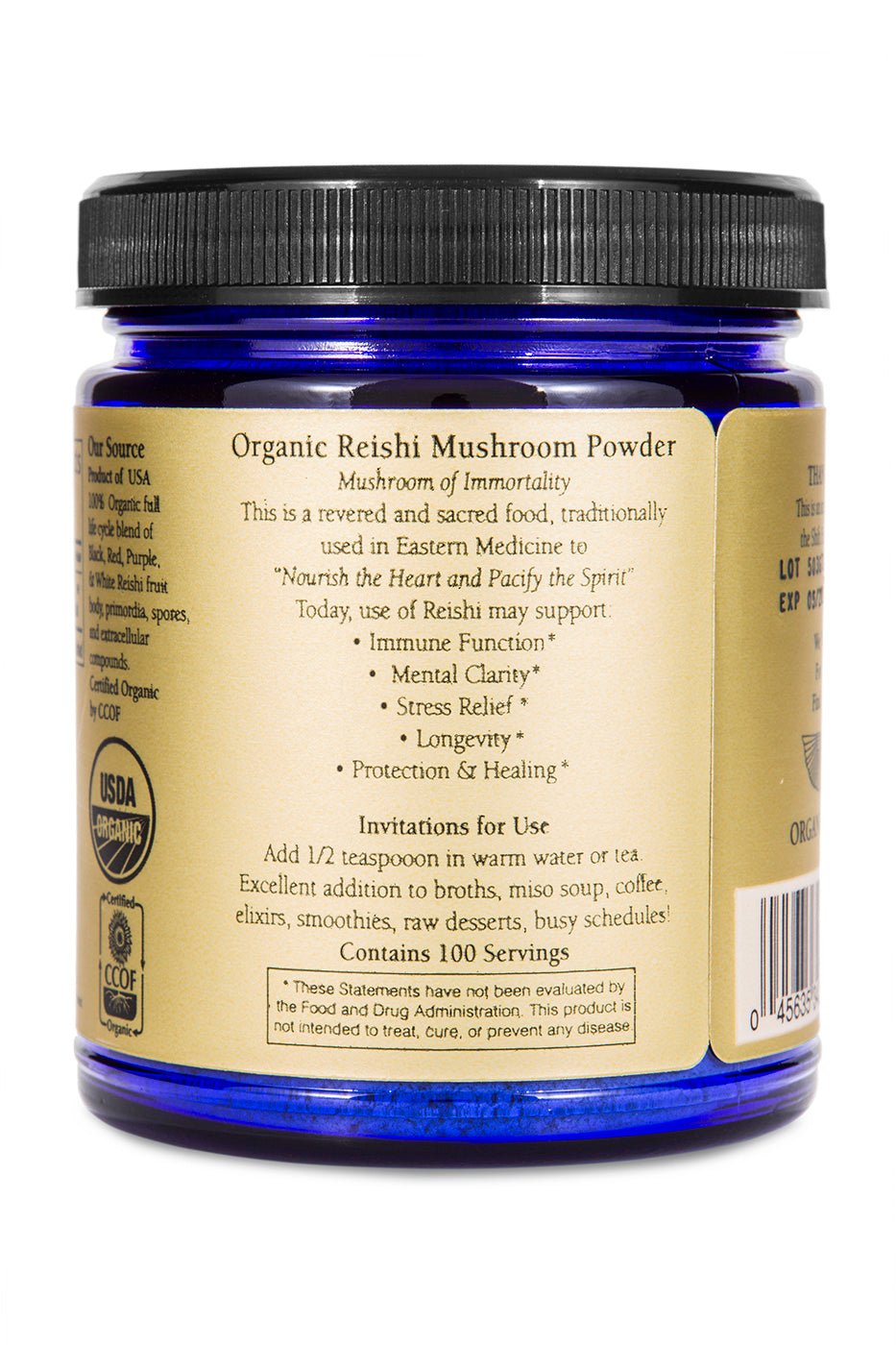 Reishi Mushroom Powder (Organic) Sun Potion