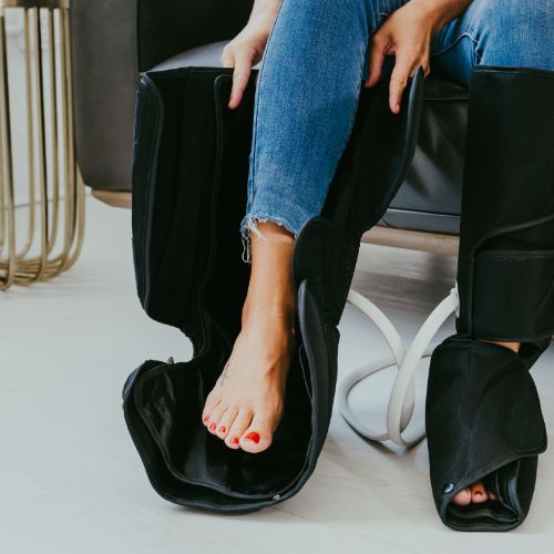 Relaxable Leg & Foot Air Compression System iReliev