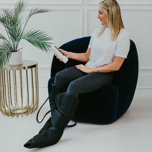 Relaxable Leg & Foot Air Compression System iReliev