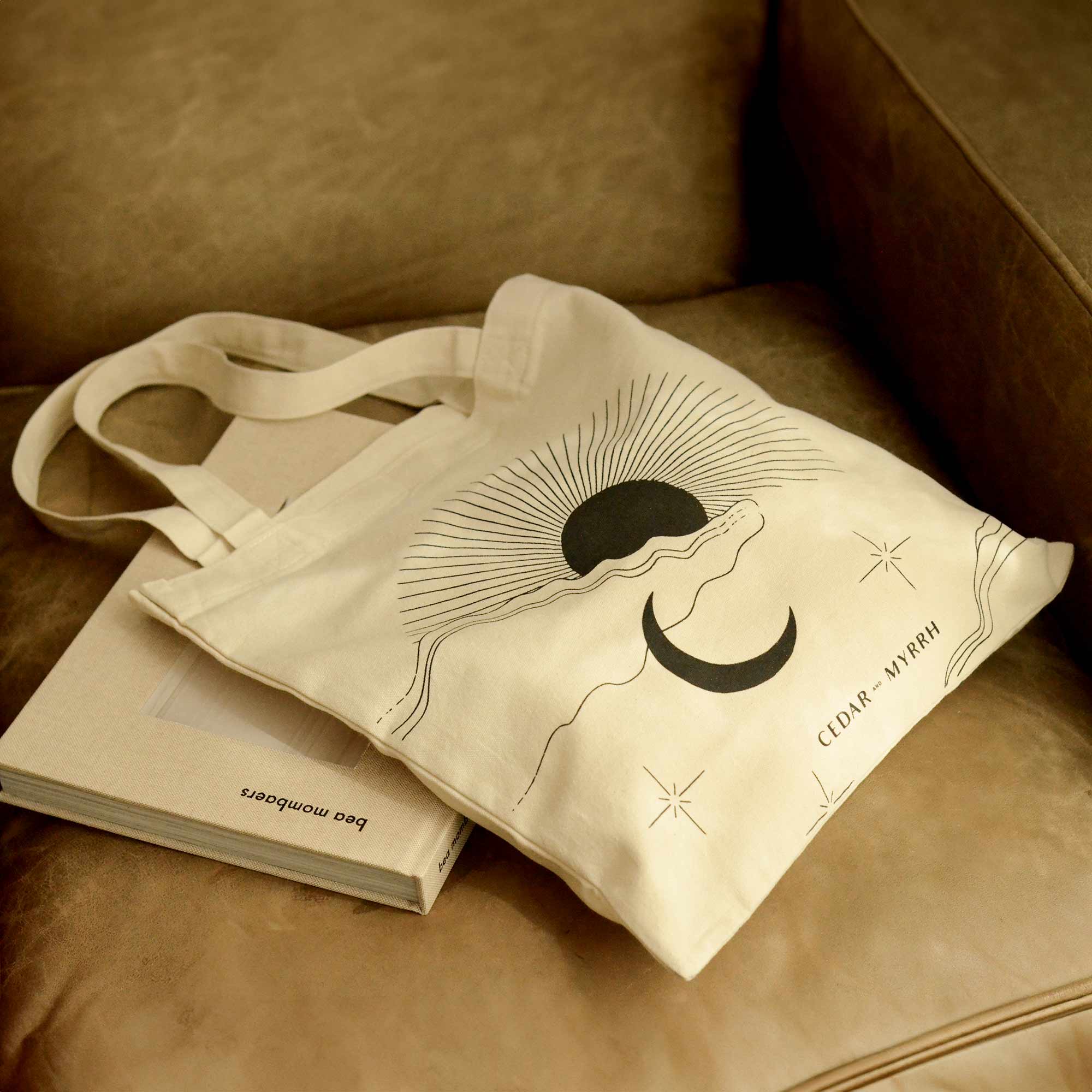 RESET Canvas Tote Bag CEDAR AND MYRRH