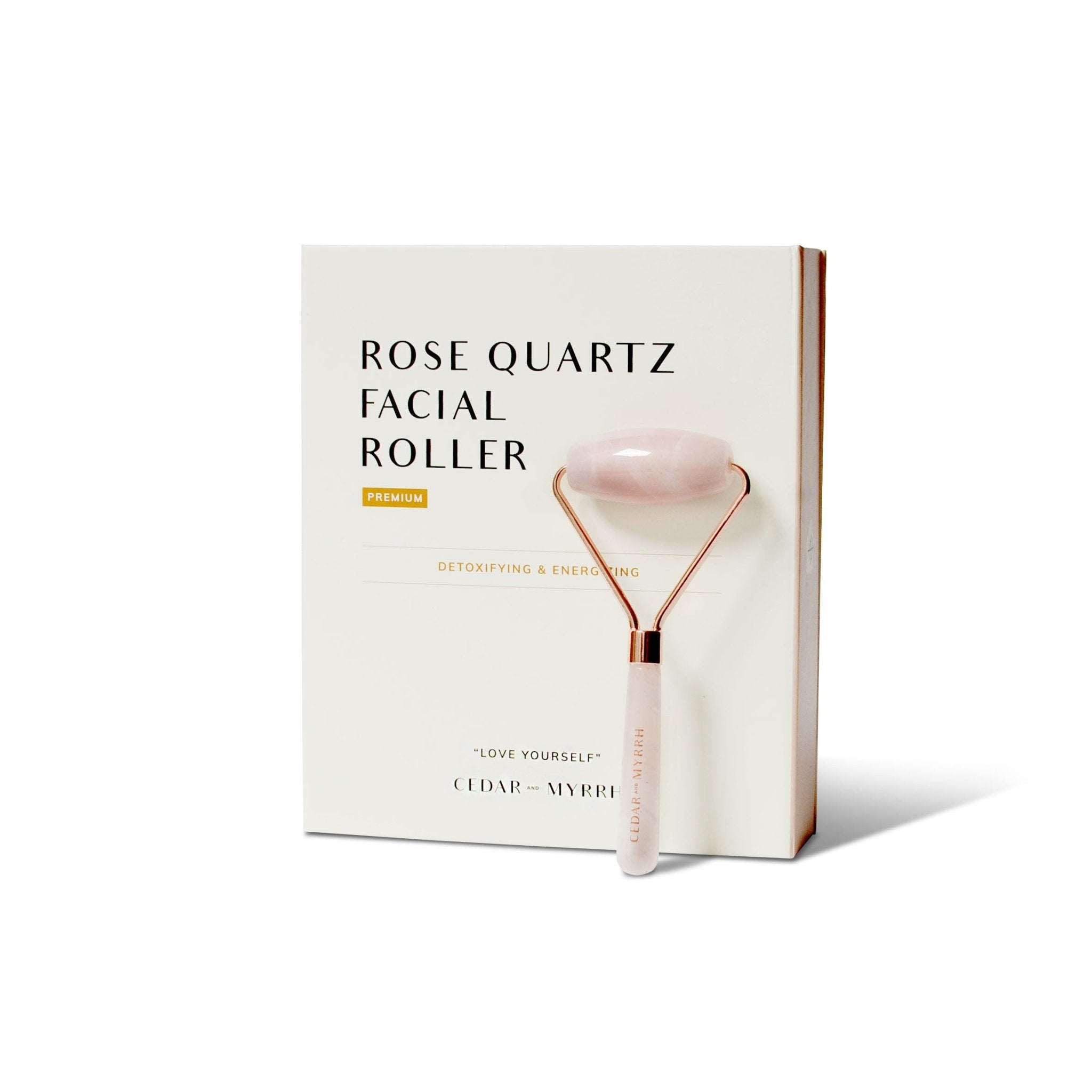 Rose Quartz Facial Roller CEDAR AND MYRRH