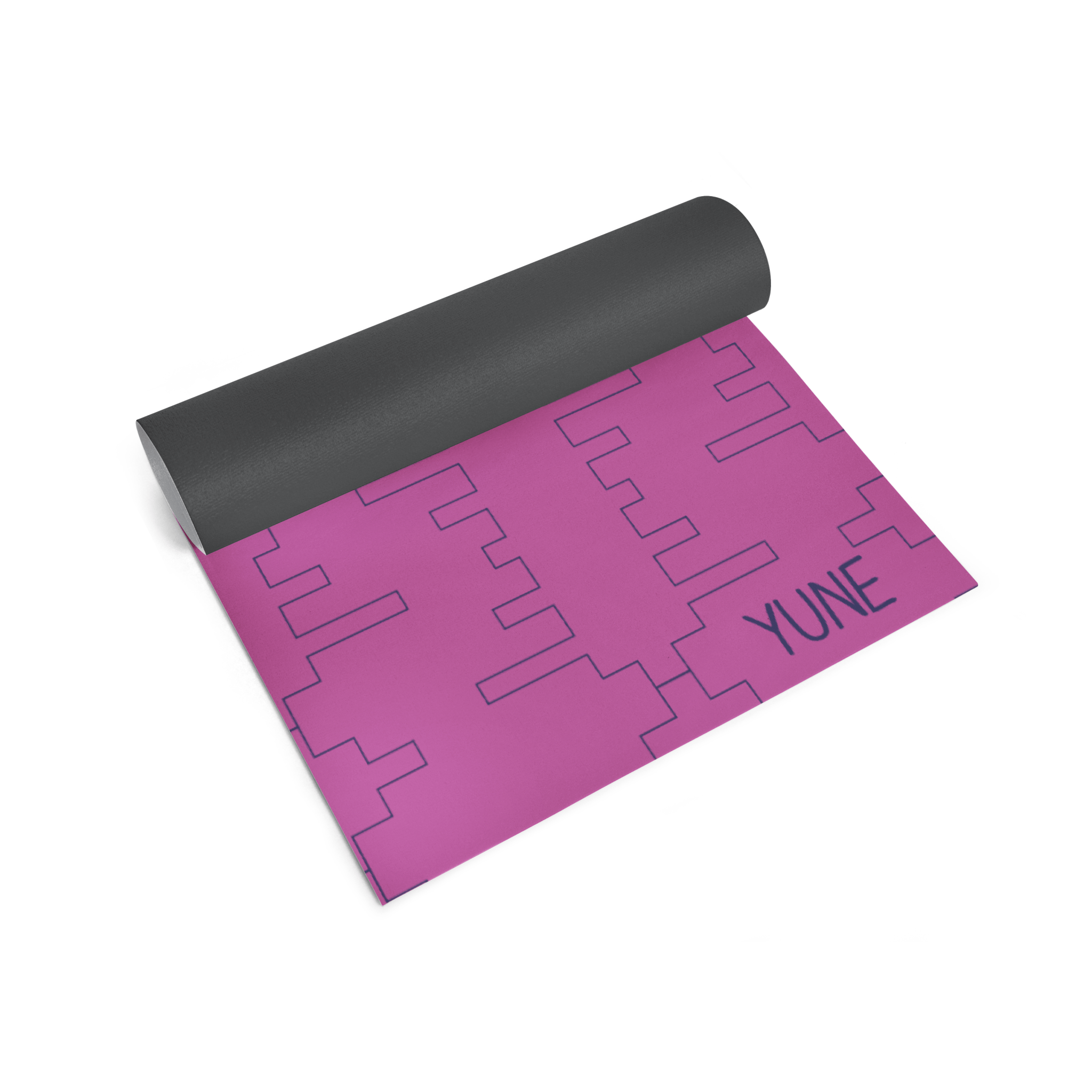 Rosy Flow Pro — TE52 6mm Cushioned Yoga Mat Yune Yoga