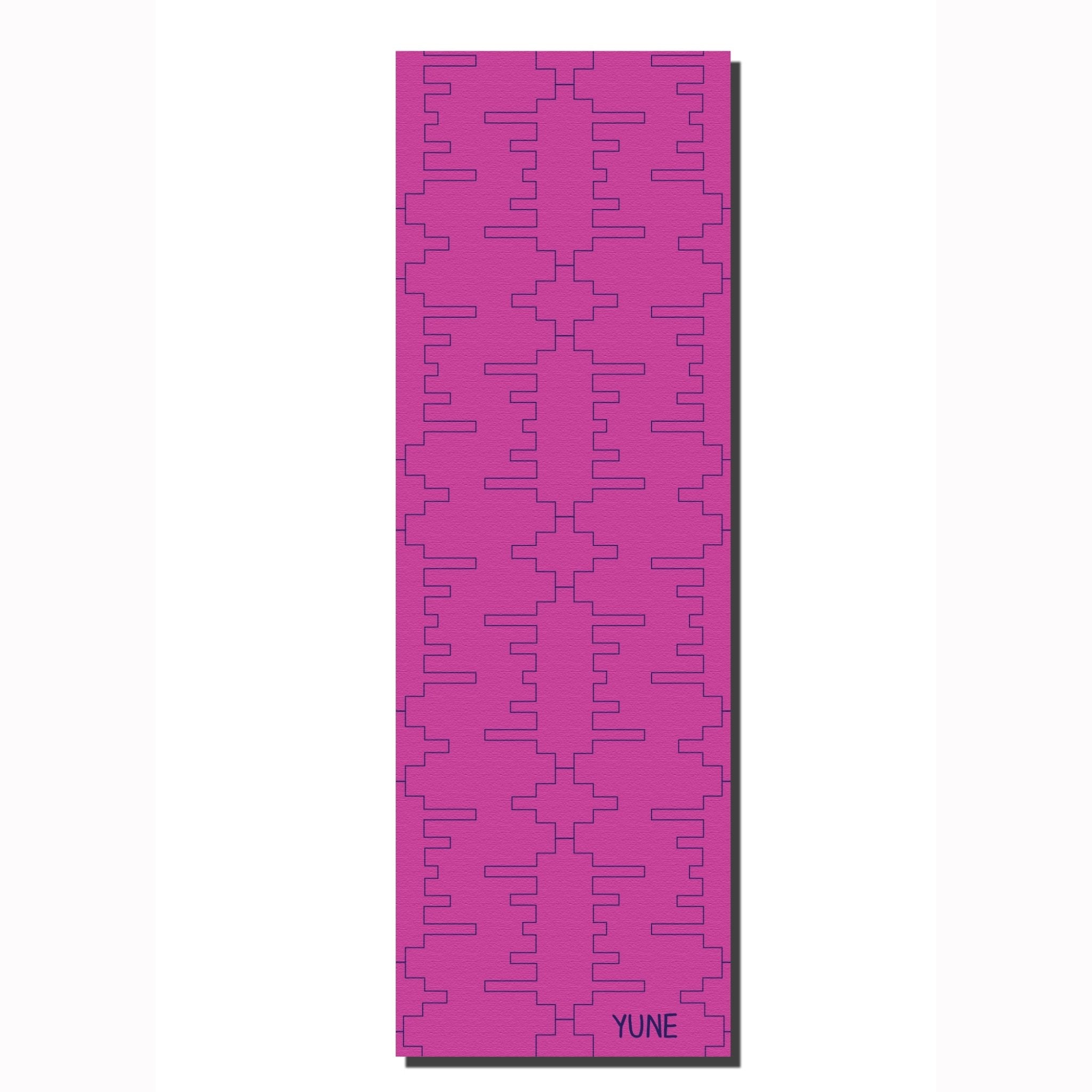 Rosy Flow Pro — TE52 6mm Cushioned Yoga Mat Yune Yoga