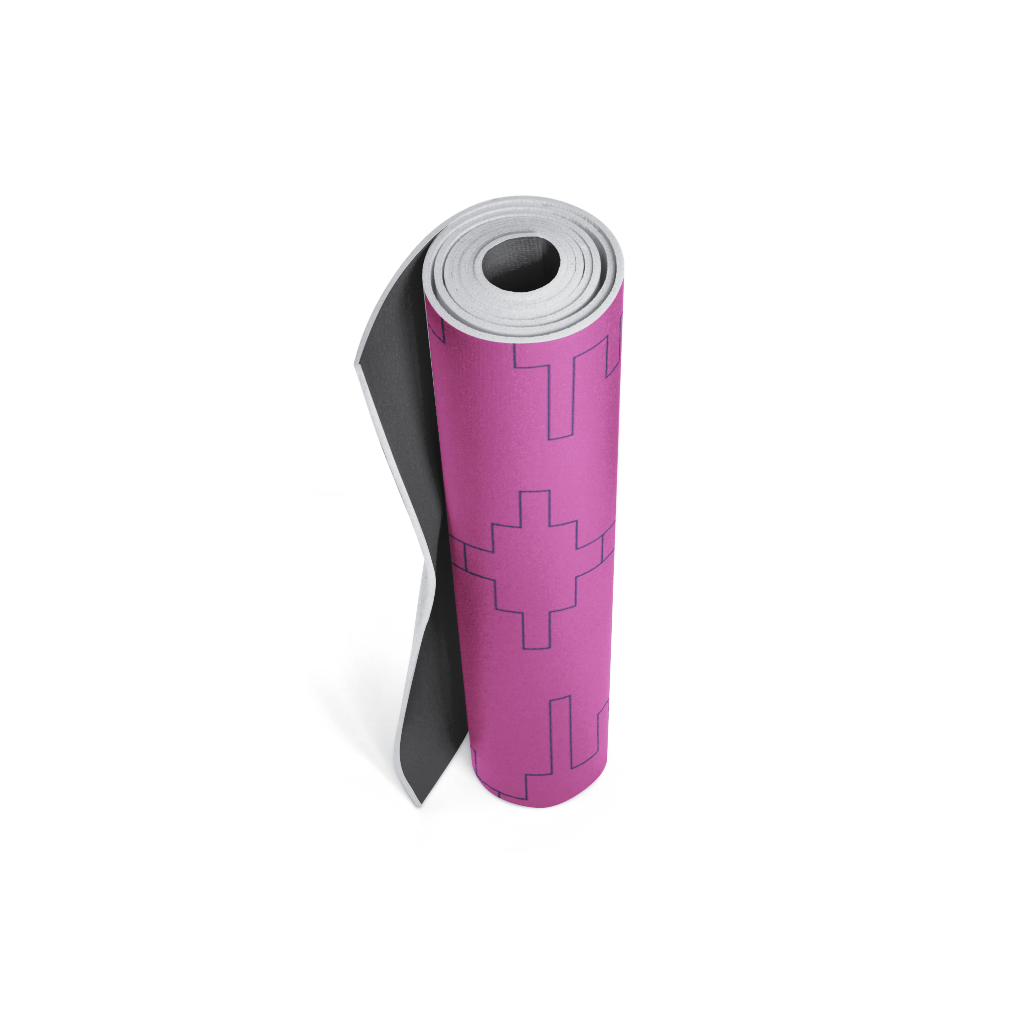 Rosy Flow Pro — TE52 6mm Cushioned Yoga Mat Yune Yoga