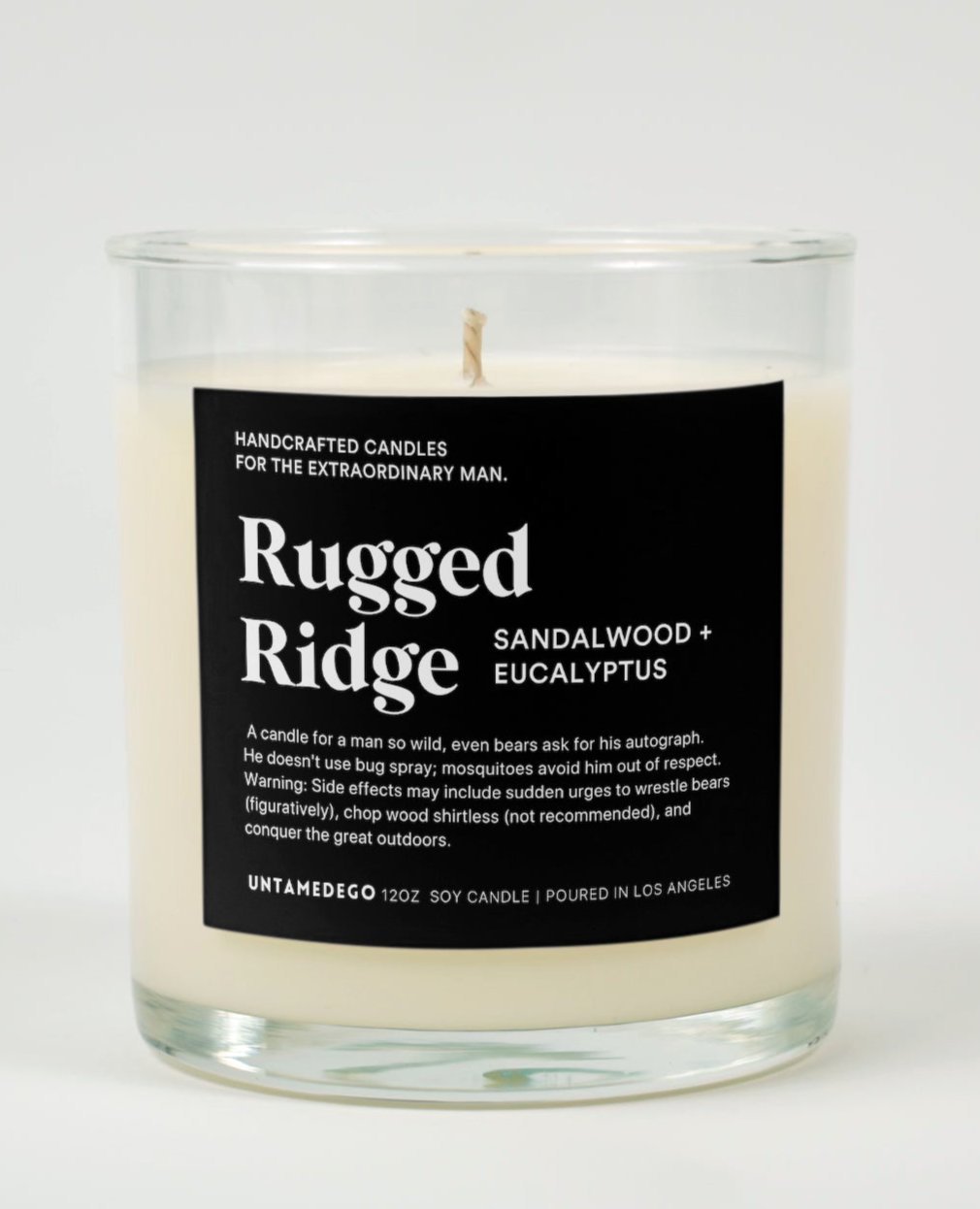 Rugged Ridge Glass Candle - Candle For Him UntamedEgo LLC.