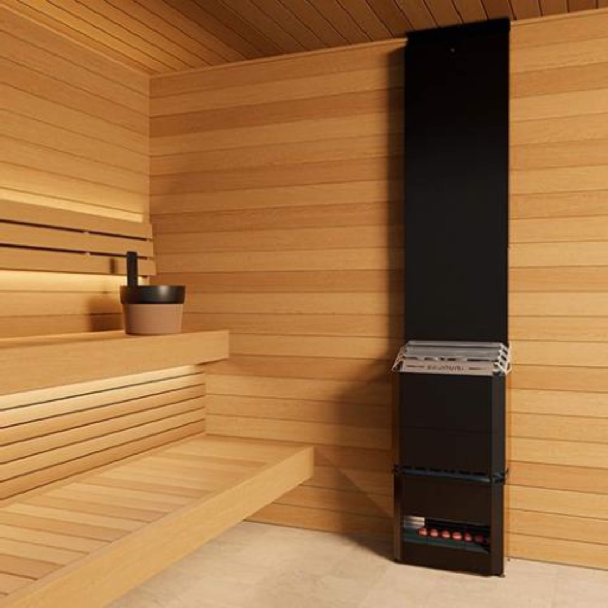 Saunum Air 5/7 Sauna Heater With Climate Equalizer, AirIQ Wi - Fi Control & Stones (SAK32184) SAKSBY WHOLESALE