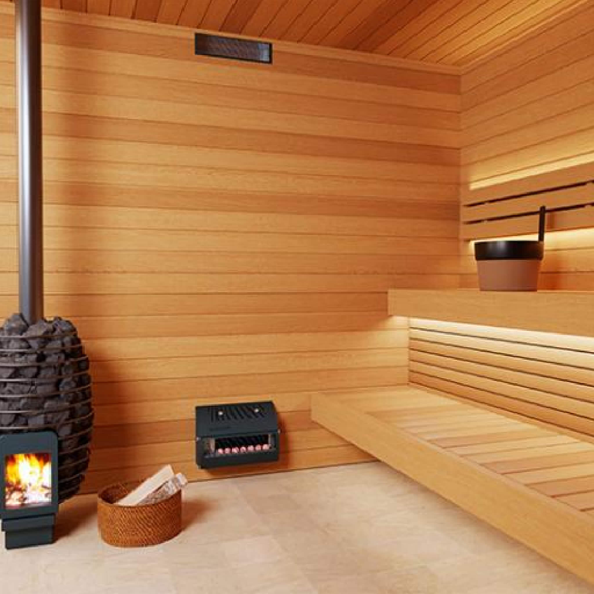 Saunum AirSolo Wall In - Wall Sauna Temp & Steam Equalizer (SAK15369) SAKSBY WHOLESALE