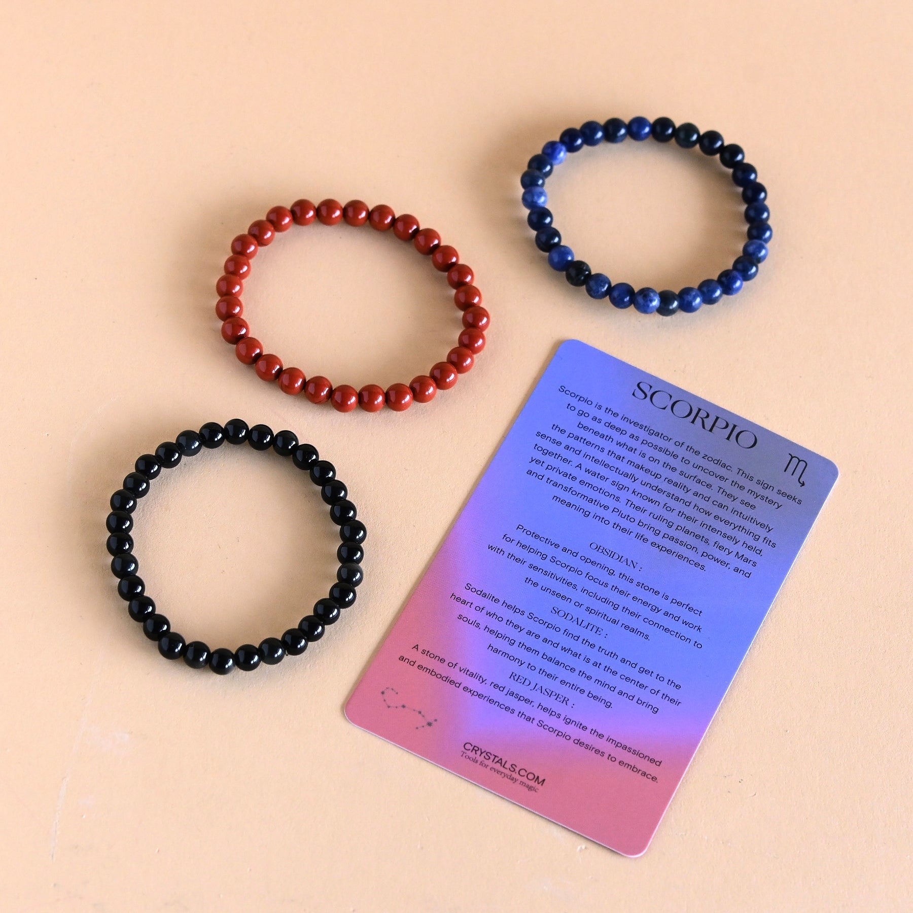 Scorpio Bracelet Trio CRYSTALS.COM