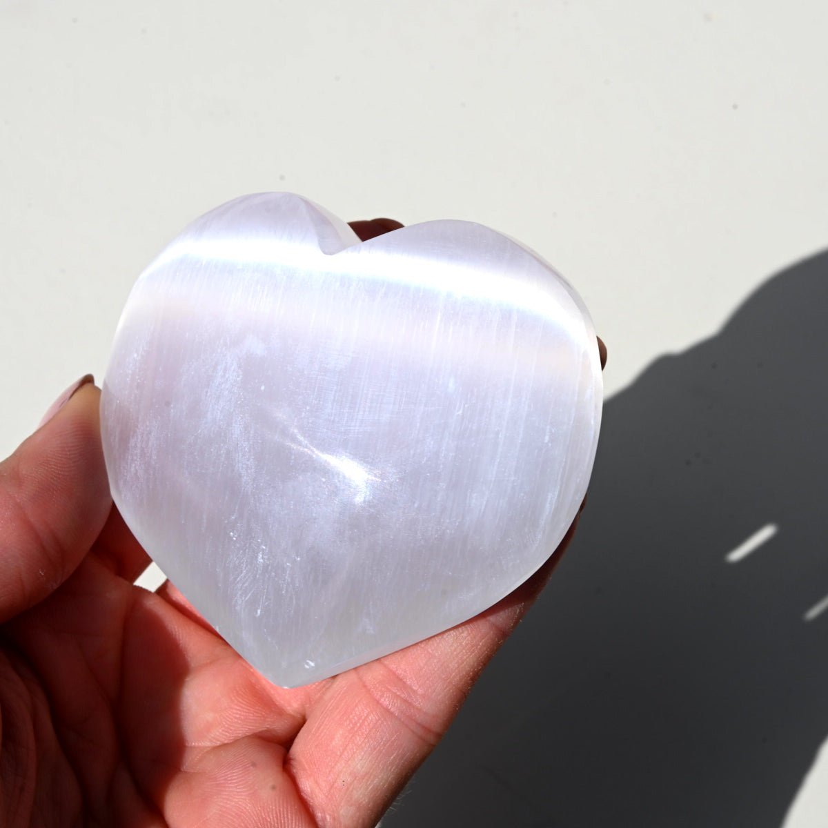 Selenite Heart CRYSTALS.COM