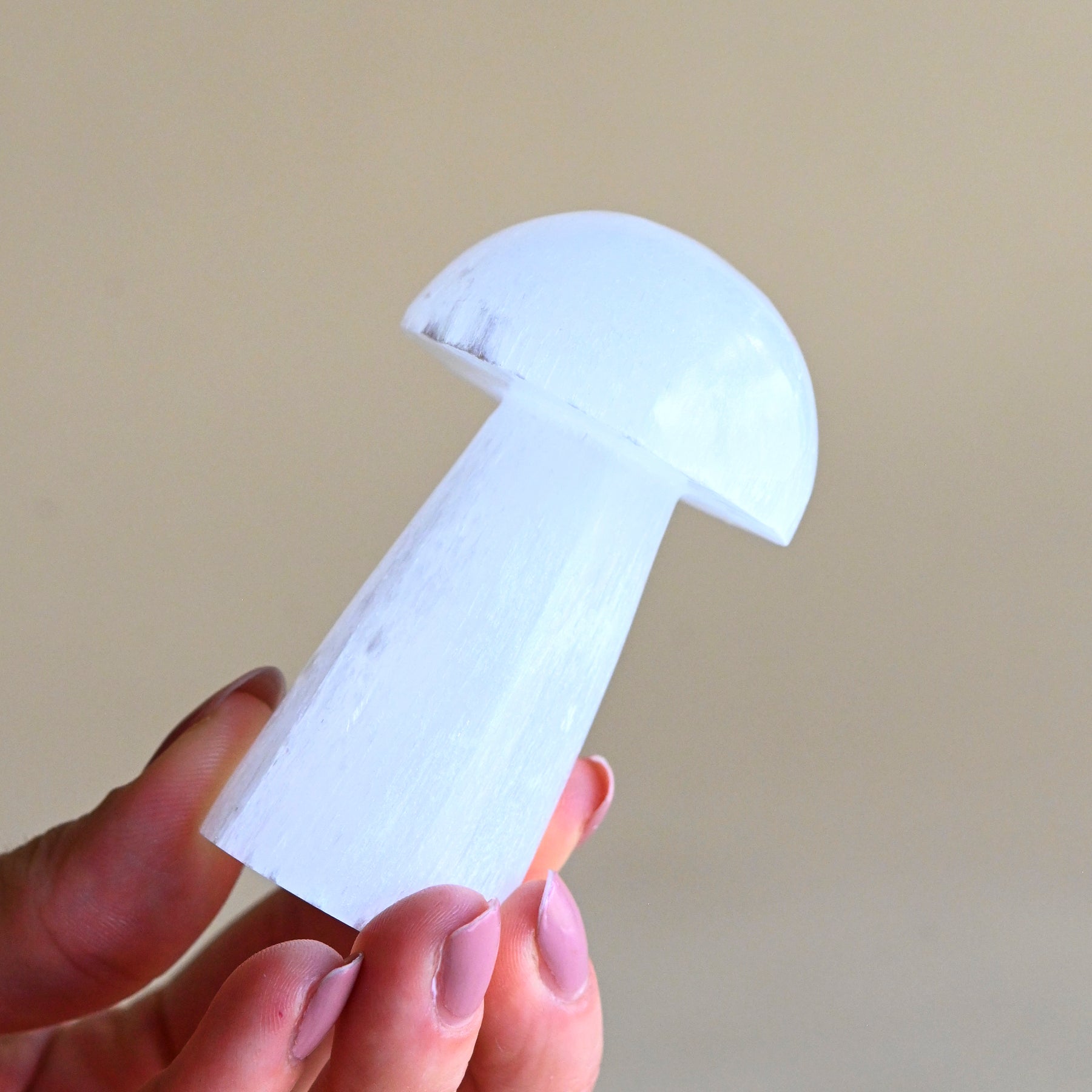 Selenite Mushroom CRYSTALS.COM