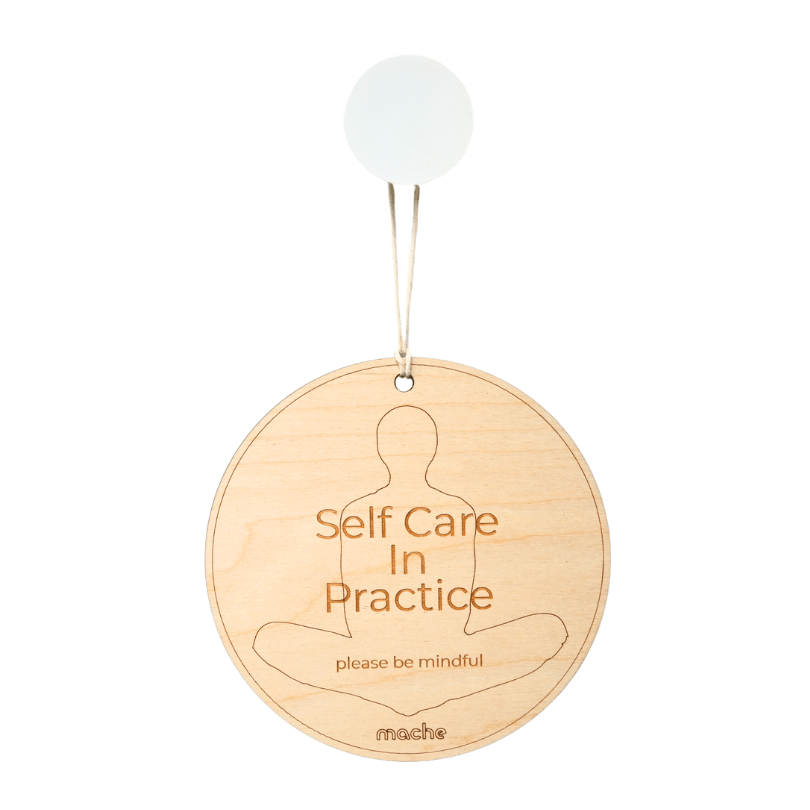 Self Care Sign | Self Care Medallion Mache