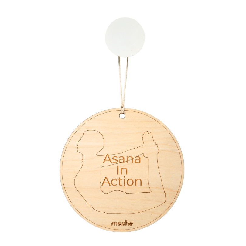 Self Care Sign | Yoga Medallion Mache