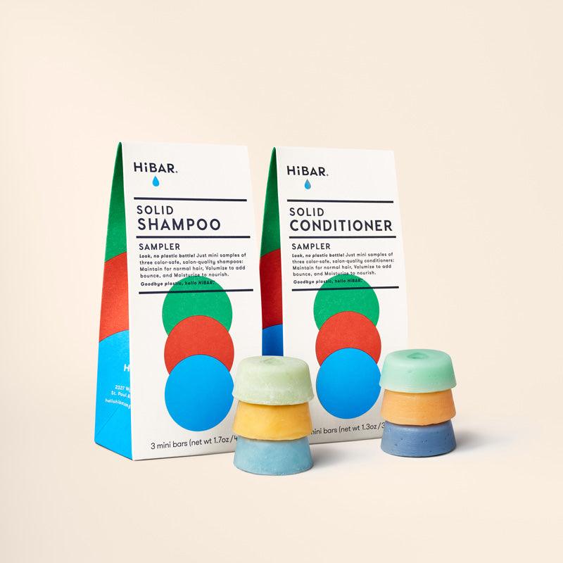 Shampoo & Conditioner Sampler Set HiBAR