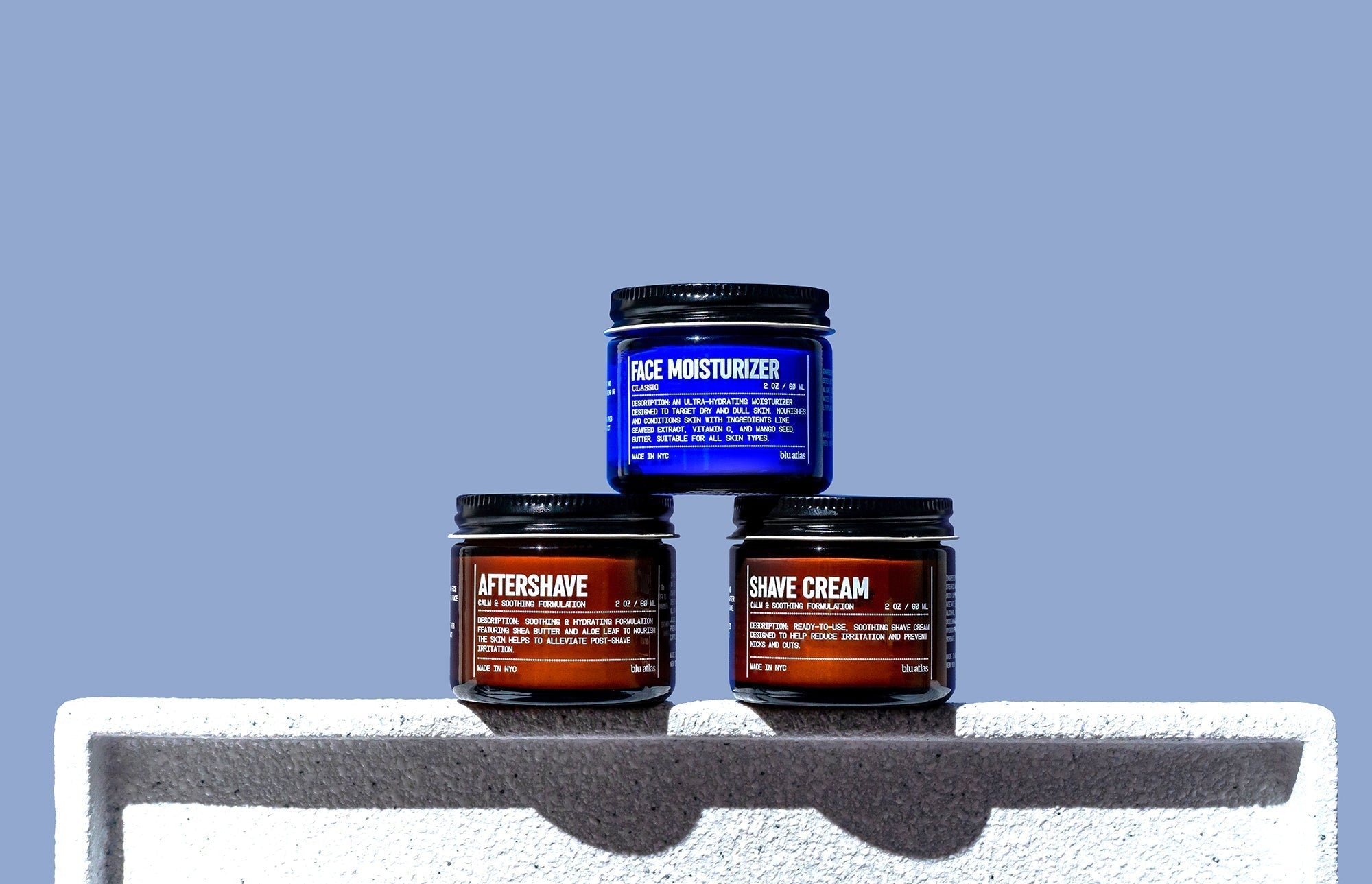 Shave Bundle Blu Atlas