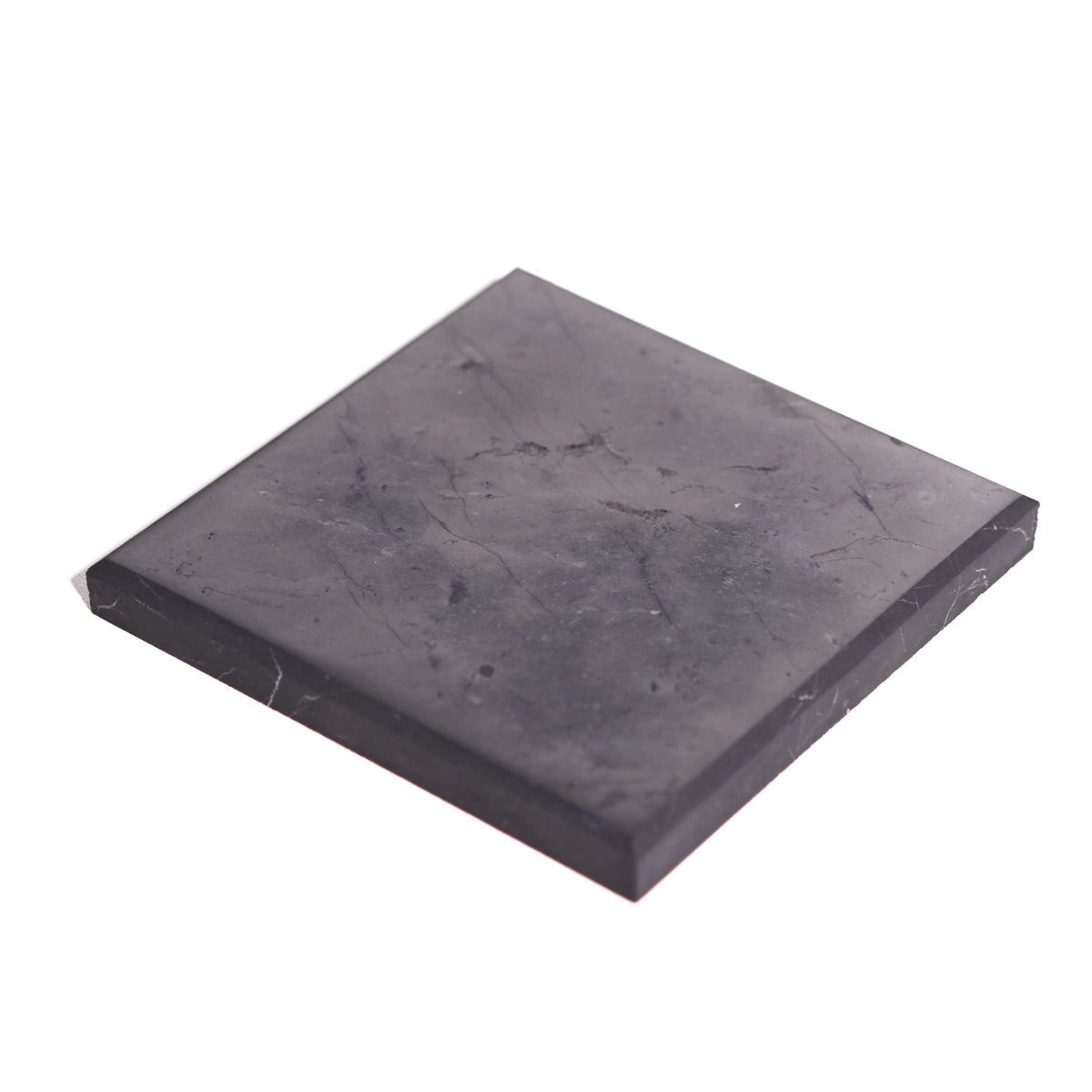 Shungite Square Plate 4 Inch CRYSTALS.COM