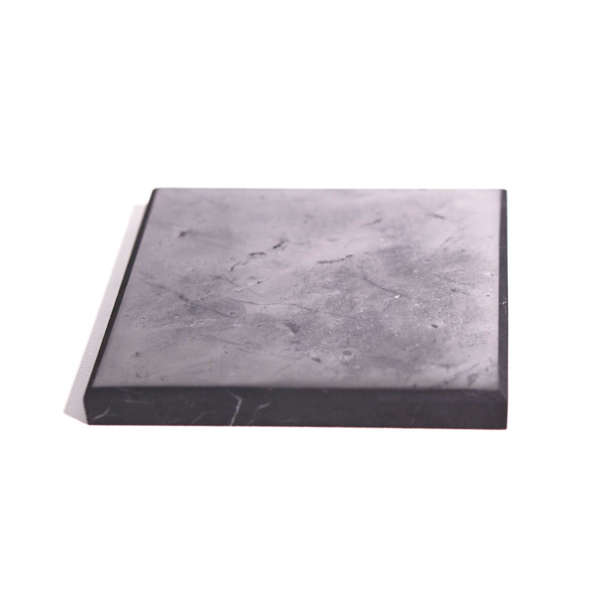 Shungite Square Plate 4 Inch CRYSTALS.COM