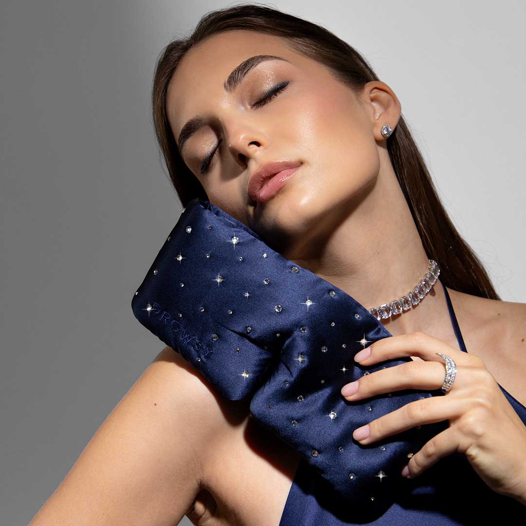 Silk Sleep Eye Mask Crystals by Swarovski® Drowsy