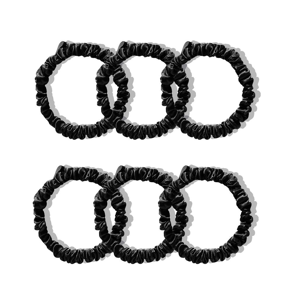Skinny Scrunchie Set - Black Jade Drowsy