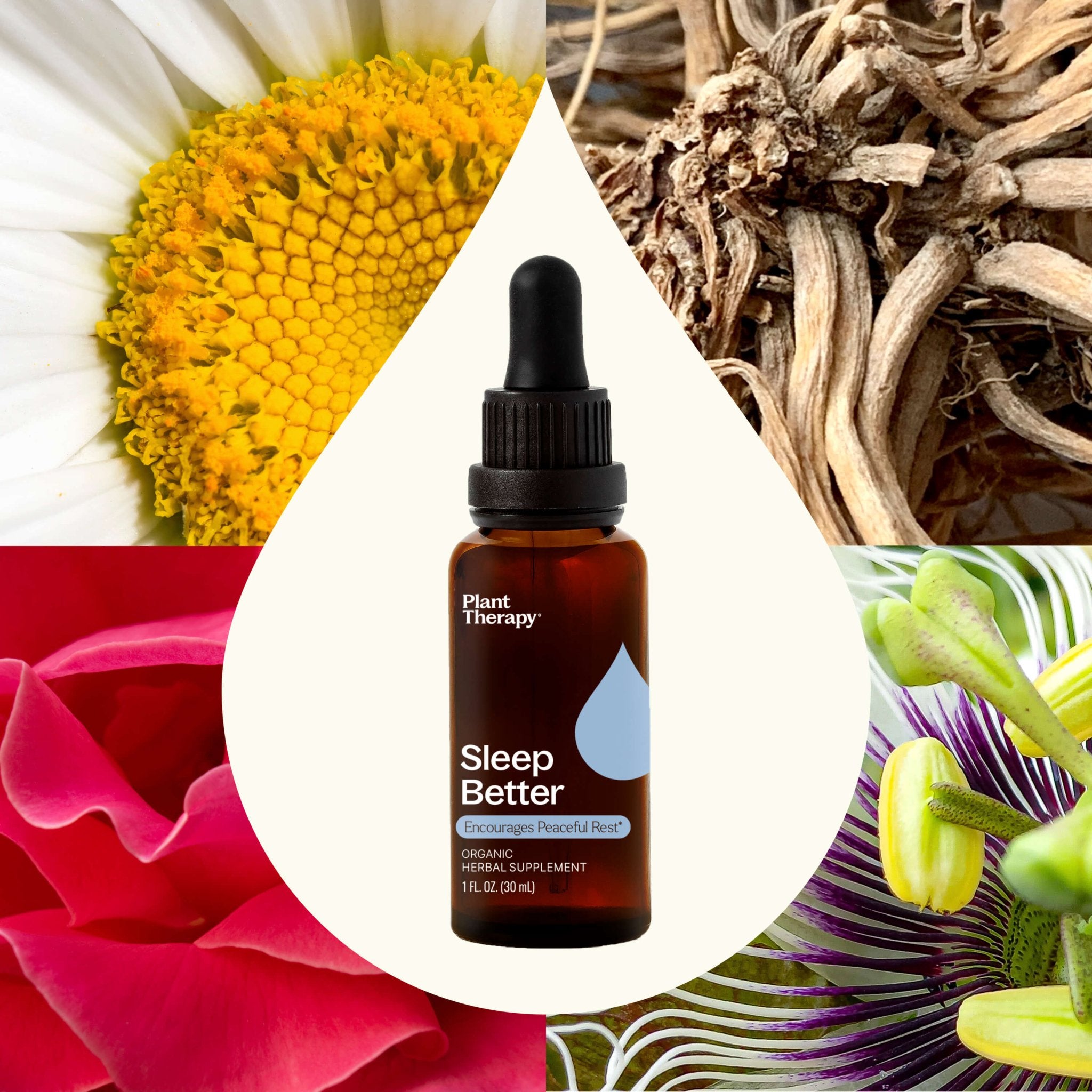 Sleep Better Organic Herbal Supplement Plant Therapy