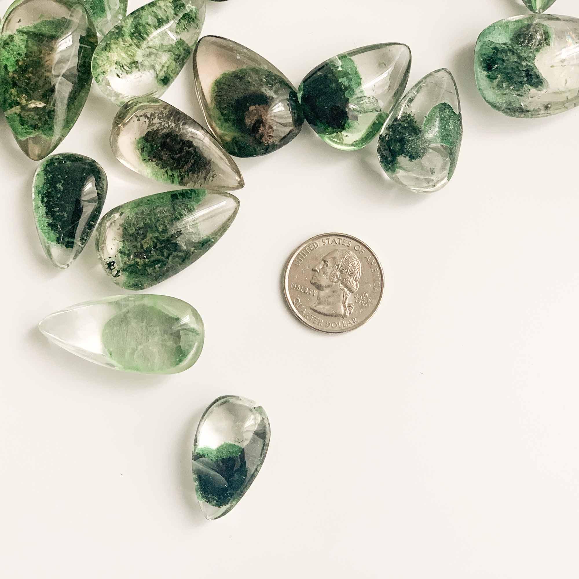 Small Green Ghost Crystal CEDAR AND MYRRH