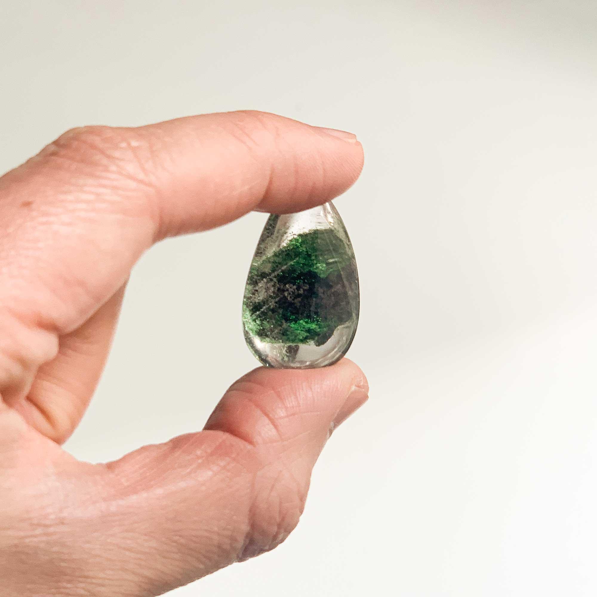 Small Green Ghost Crystal CEDAR AND MYRRH