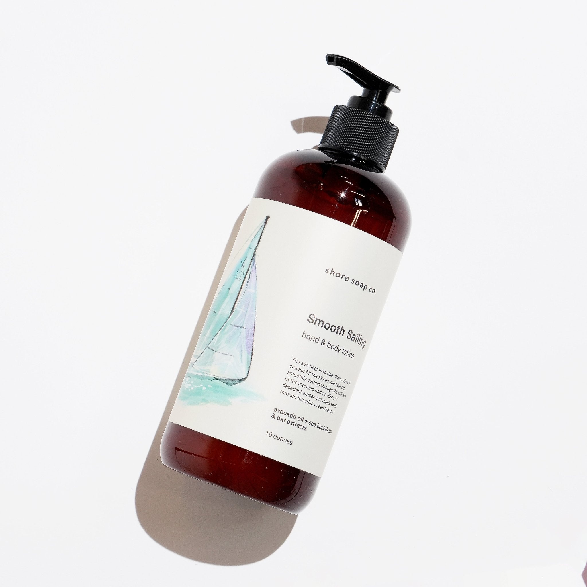 Smooth Sailing Hand & Body Lotion (Amber) Shore Soap Co.