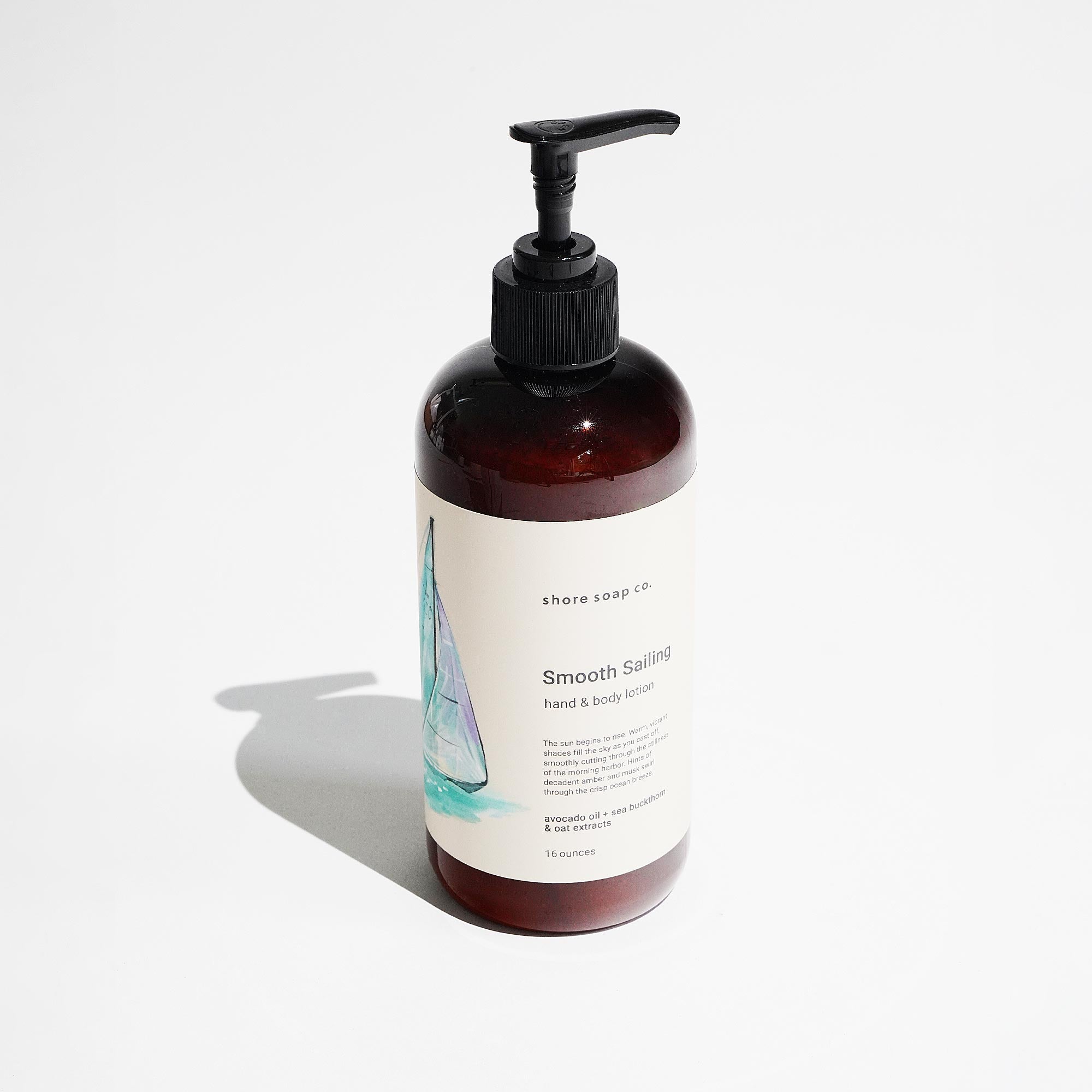 Smooth Sailing Hand & Body Lotion (Amber) Shore Soap Co.