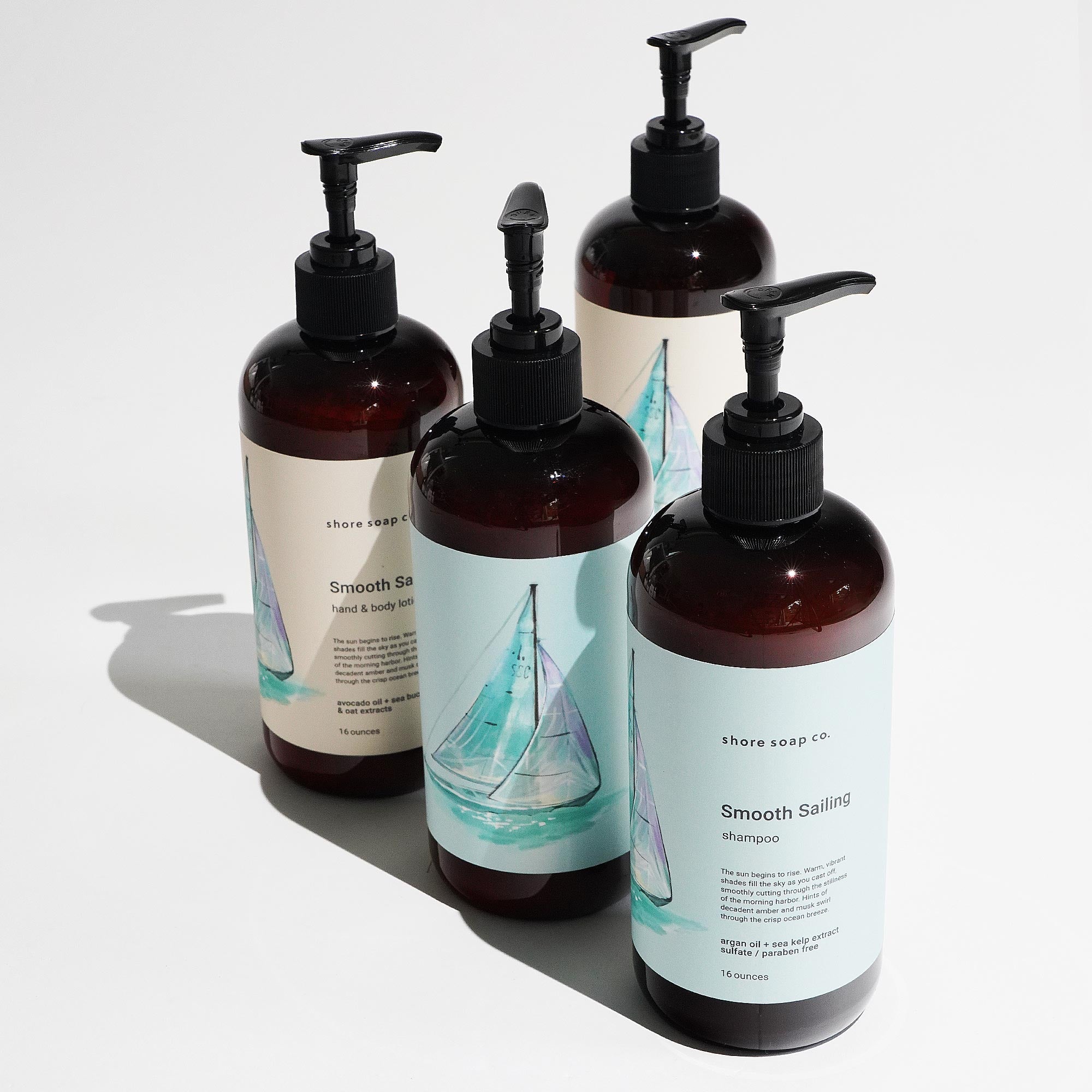Smooth Sailing Hand & Body Wash (Amber) Shore Soap Co.