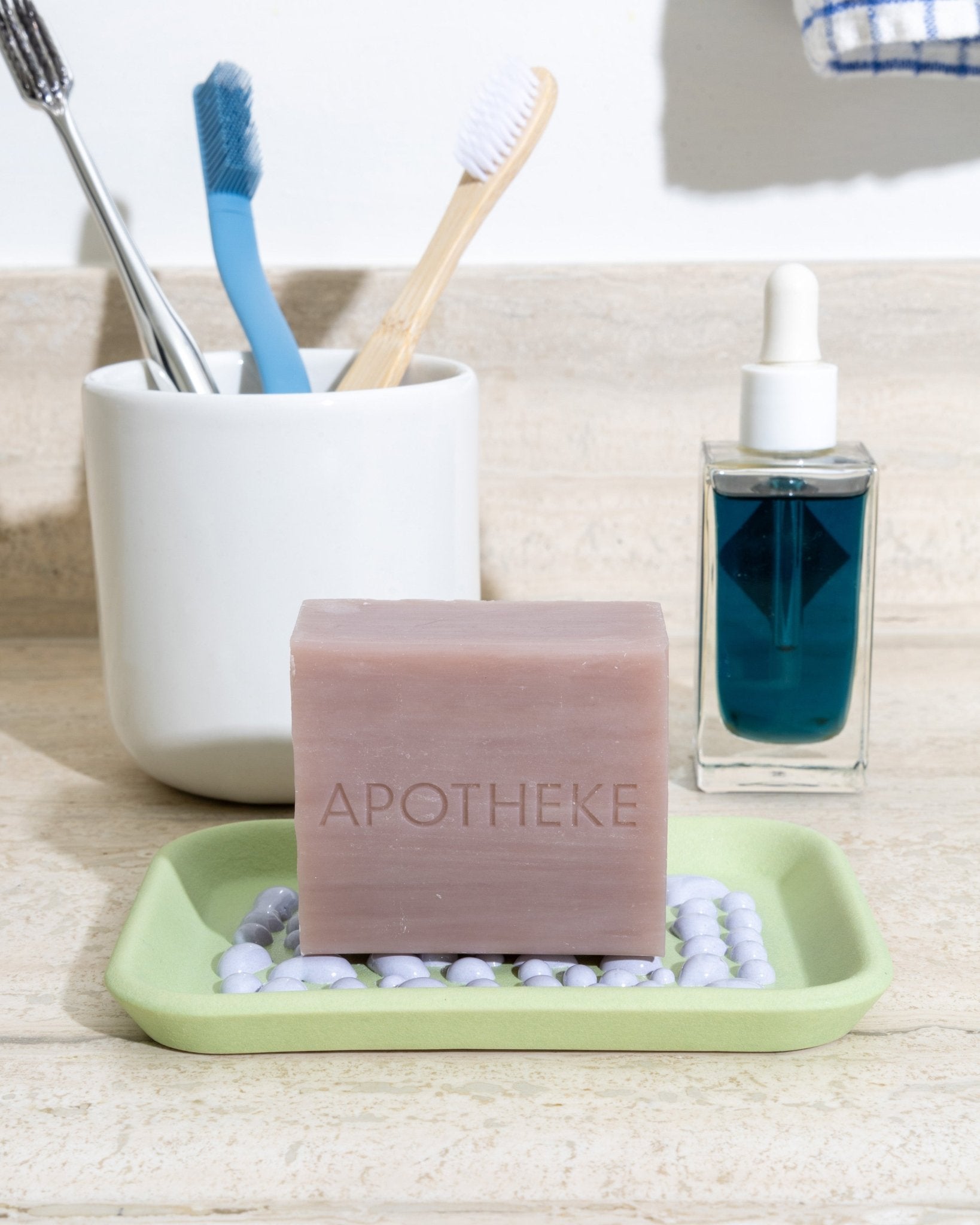 Soap Dish Bundle in Aloe Felt+Fat