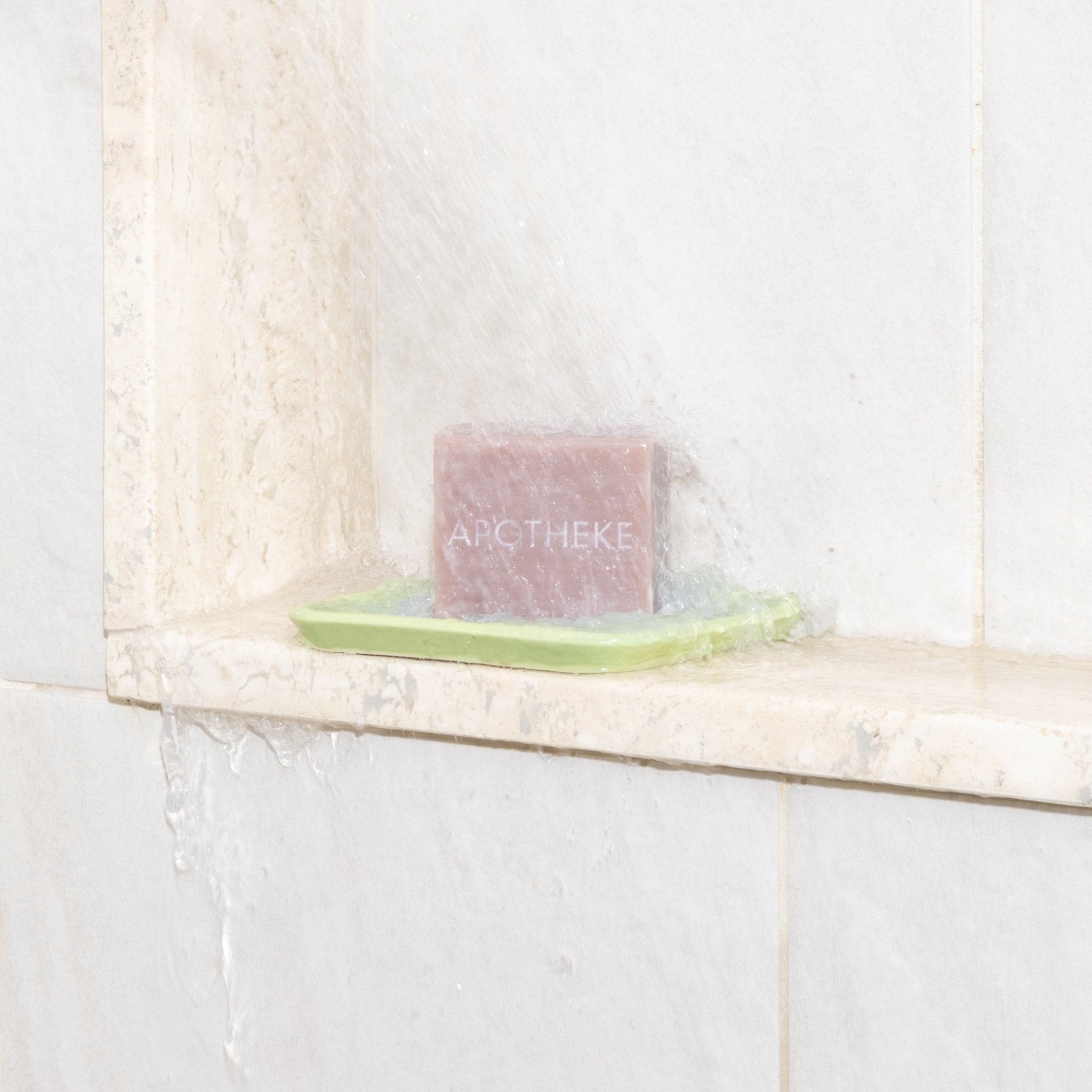 Soap Dish Bundle in Aloe Felt+Fat