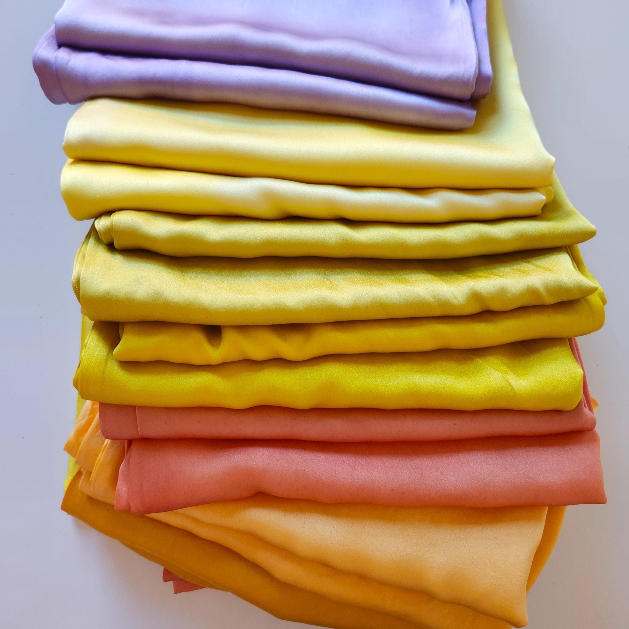 Solid Botanically Dyed Silk Pillowcase dyekween