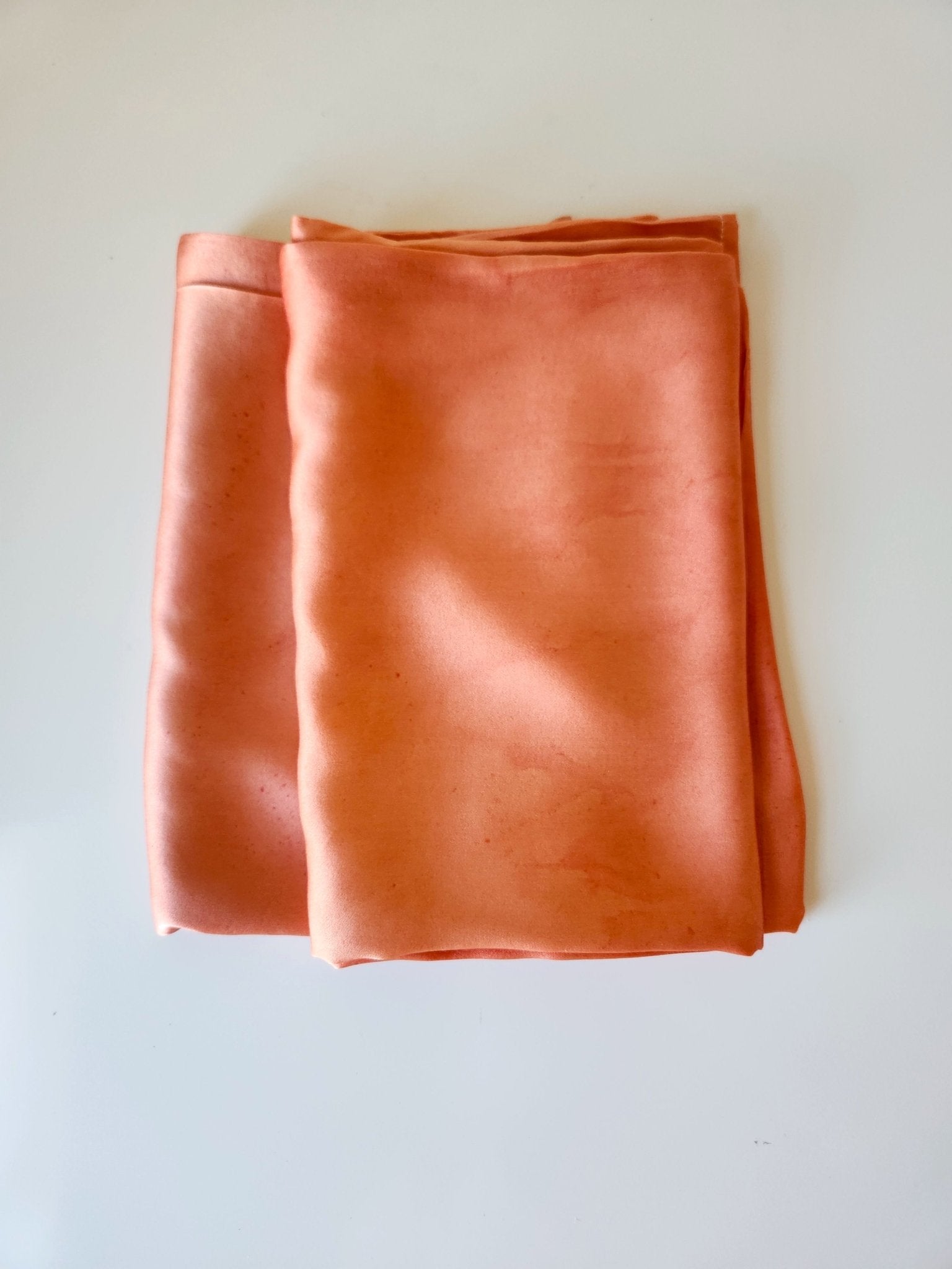 Solid Botanically Dyed Silk Pillowcase dyekween