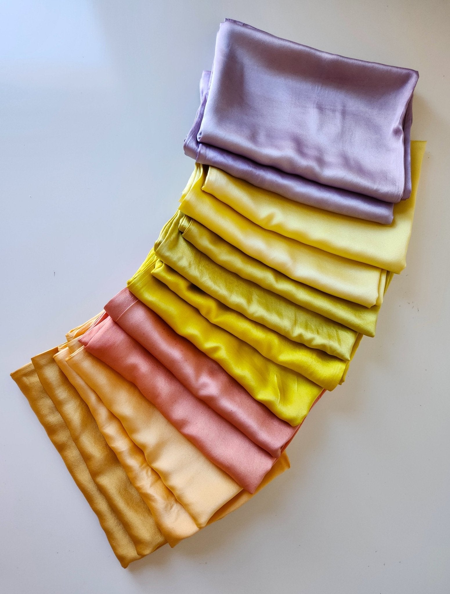 Solid Botanically Dyed Silk Pillowcase dyekween
