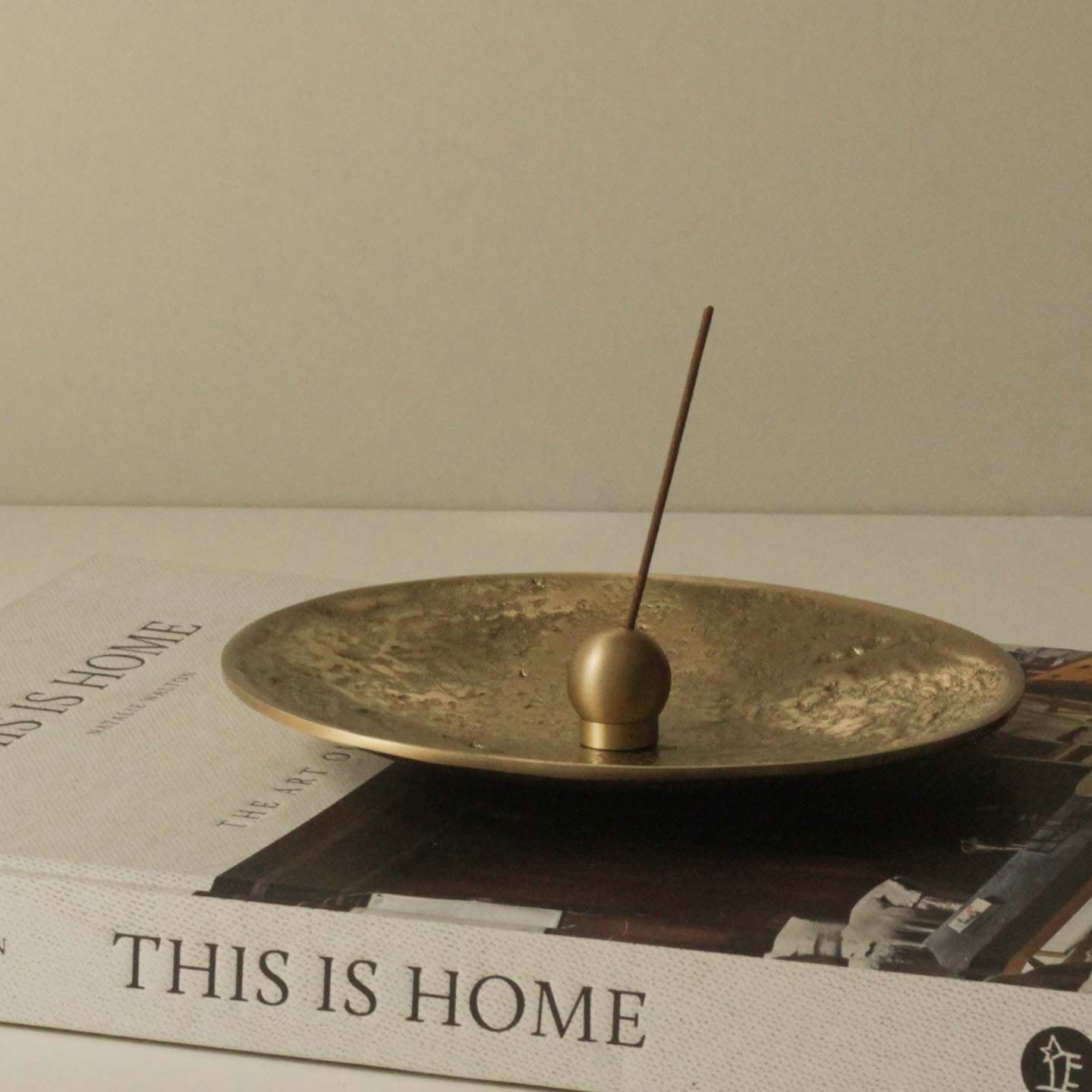 Sphere Brass Incense Holder CEDAR AND MYRRH