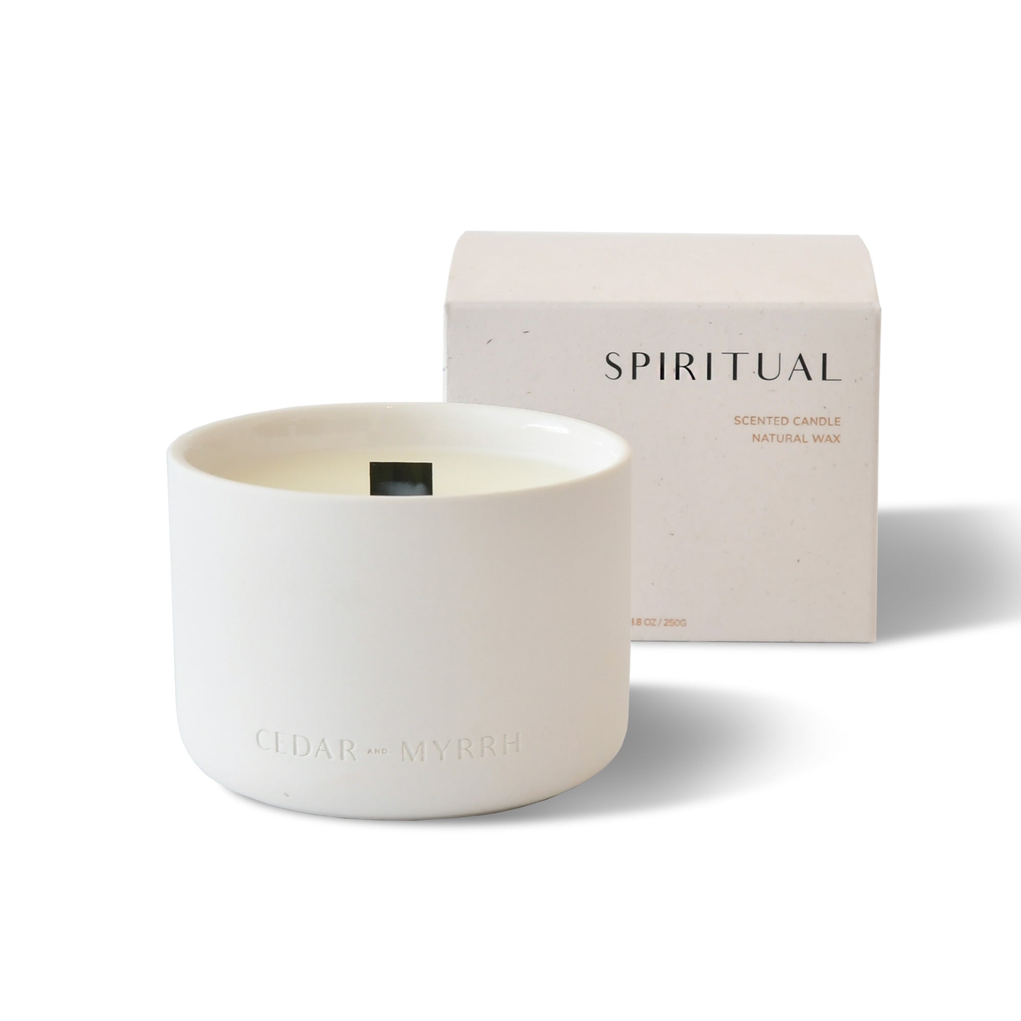 Spiritual Wellness Candle CEDAR AND MYRRH