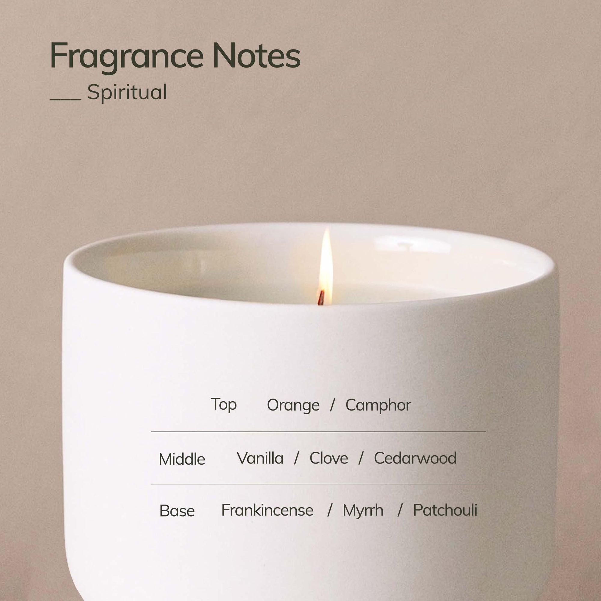 Spiritual Wellness Candle CEDAR AND MYRRH